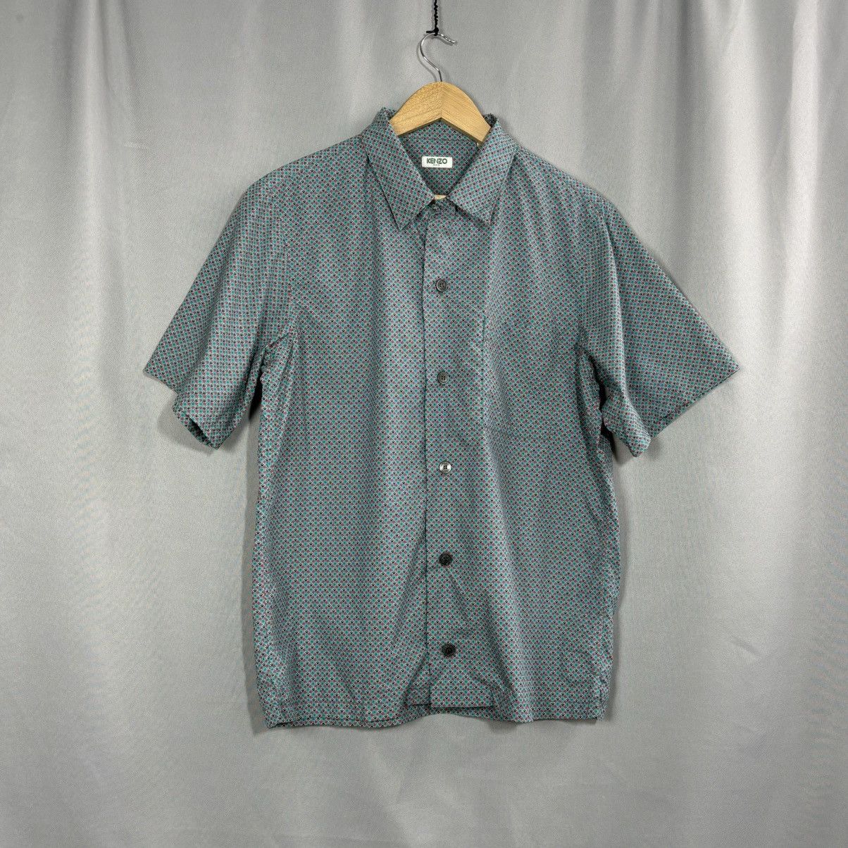 Kenzo Kenzo shirt button up luxury monogram Large vintage rare Size US L / EU 52-54 / 3 - 2 Thumbnail