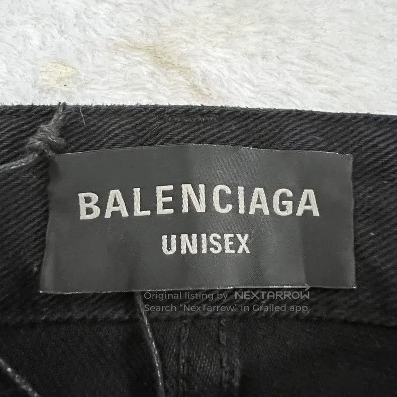 Balenciaga Balenciaga size S Black Vintage Destroyed Dirty Jeans Size US 27 - 4 Thumbnail