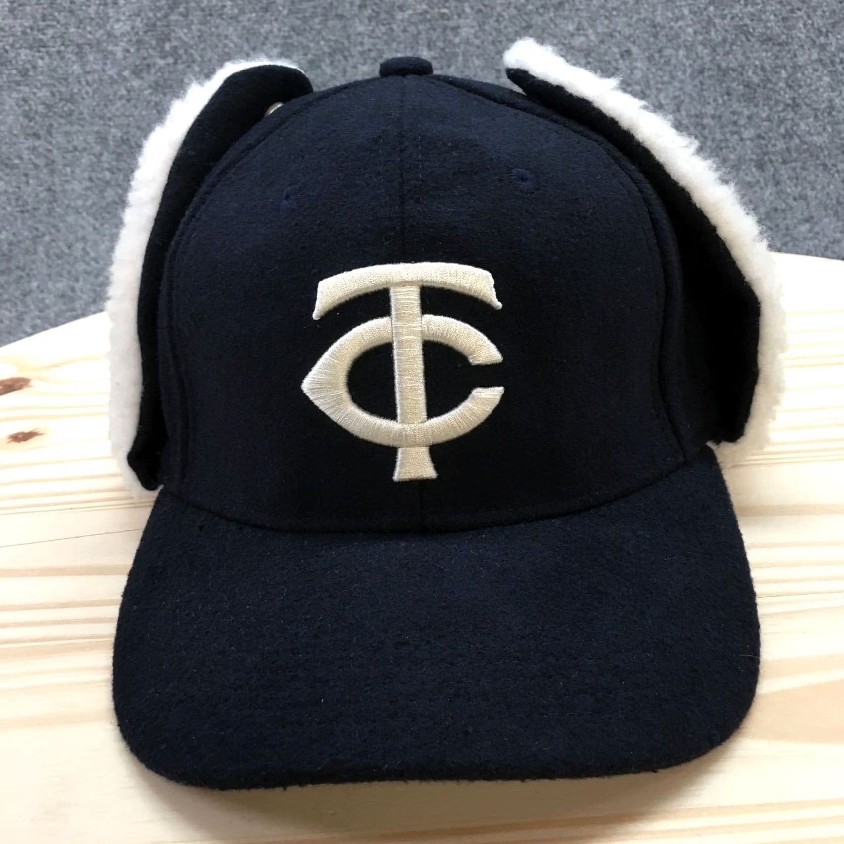 Twins Minnesota Twins Melonwear Trapper Hat Mens Blue White One Size Embroidered Logo Size ONE SIZE - 2 Thumbnail
