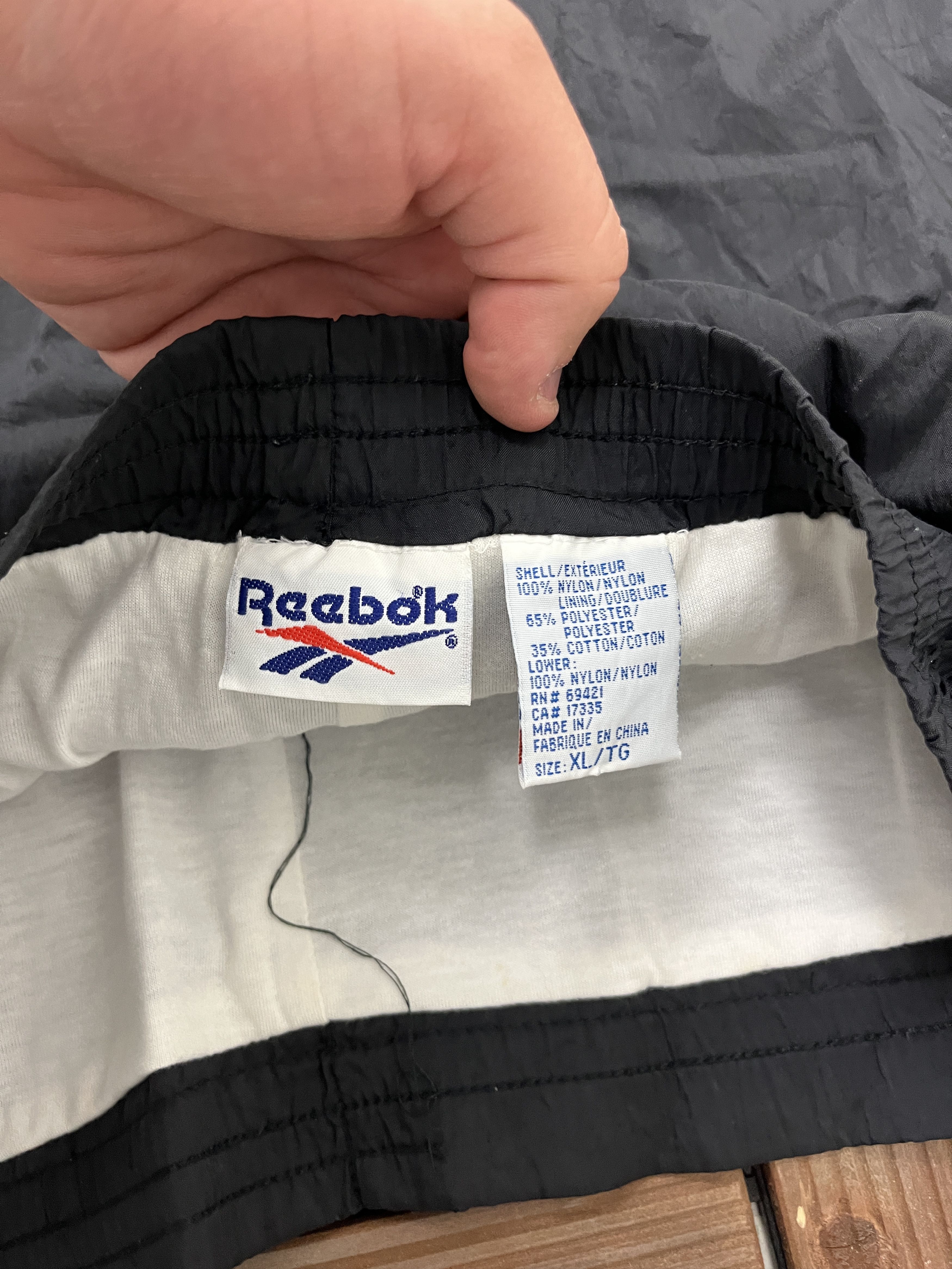 Reebok Reebok Embroidered Logo Vintage Teal Track Pants Size US 36 / EU 52 - 6 Thumbnail
