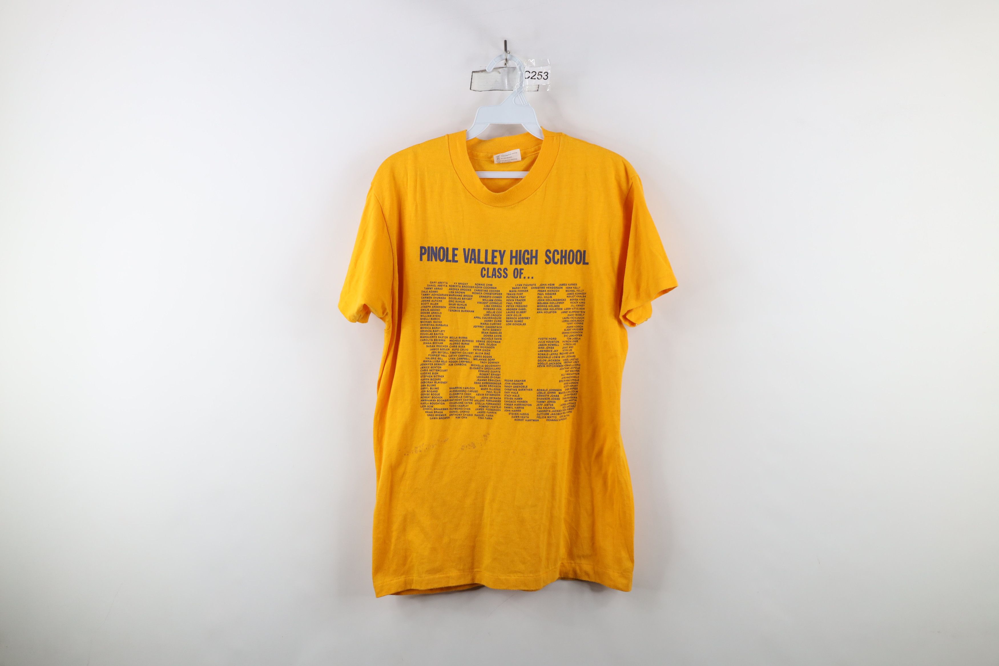 Vintage Vintage 80s Valley High School Class of 1983 T-Shirt USA Size L / US 10 / IT 46 - 1 Thumbnail