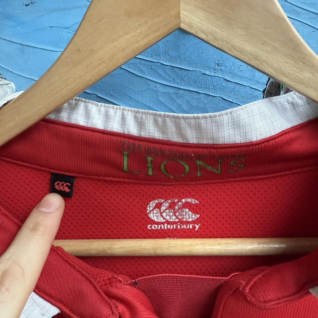 Canterbury of New Zealand British & Irish Lions 2017 Jersey Red XL Size US XL / EU 56 / 4 - 4 Thumbnail