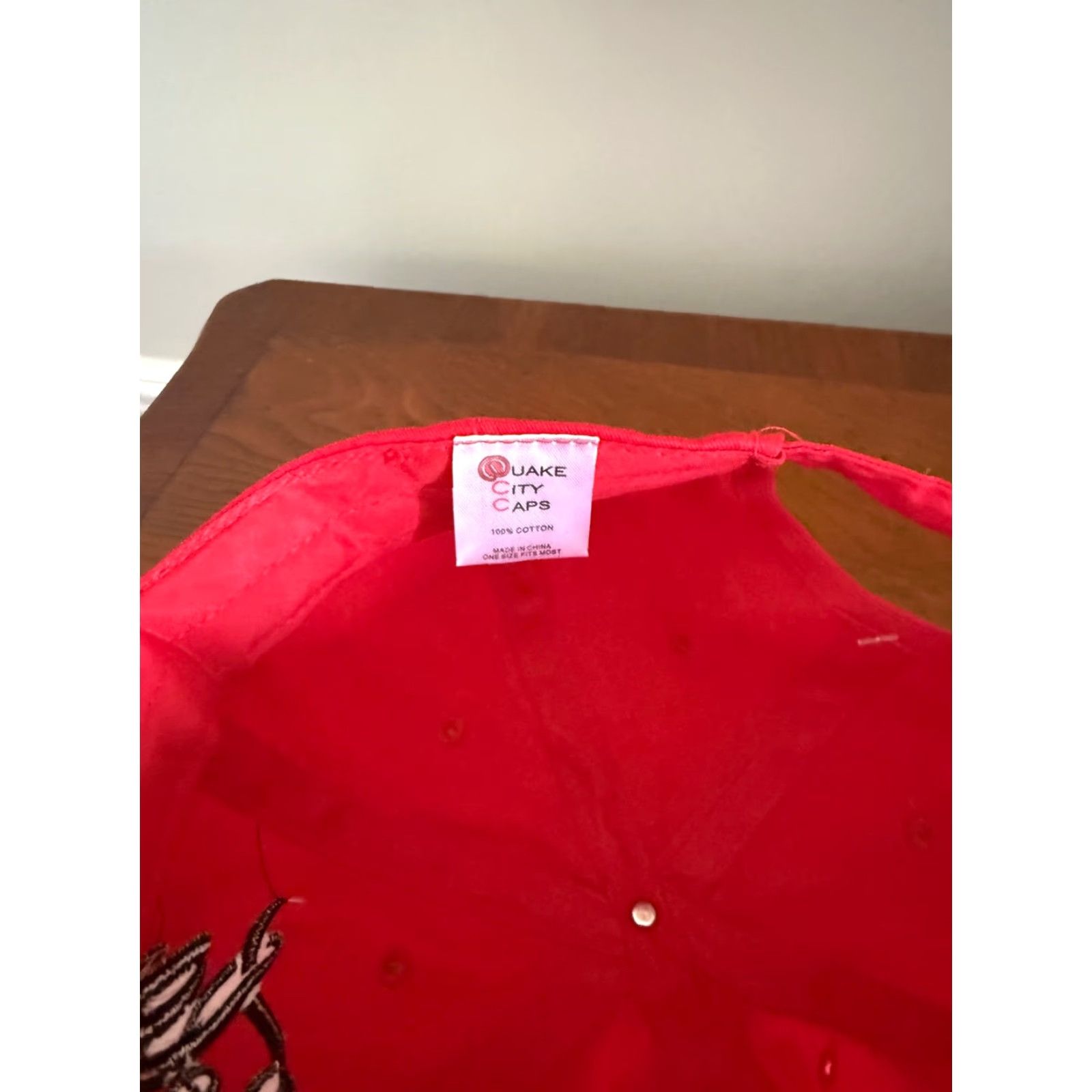 Vintage Coca Cola Zero Sugar Red Embroidered Black Logo Baseball Cap Adjustable Hat Mens NWOT Size ONE SIZE - 5 Thumbnail