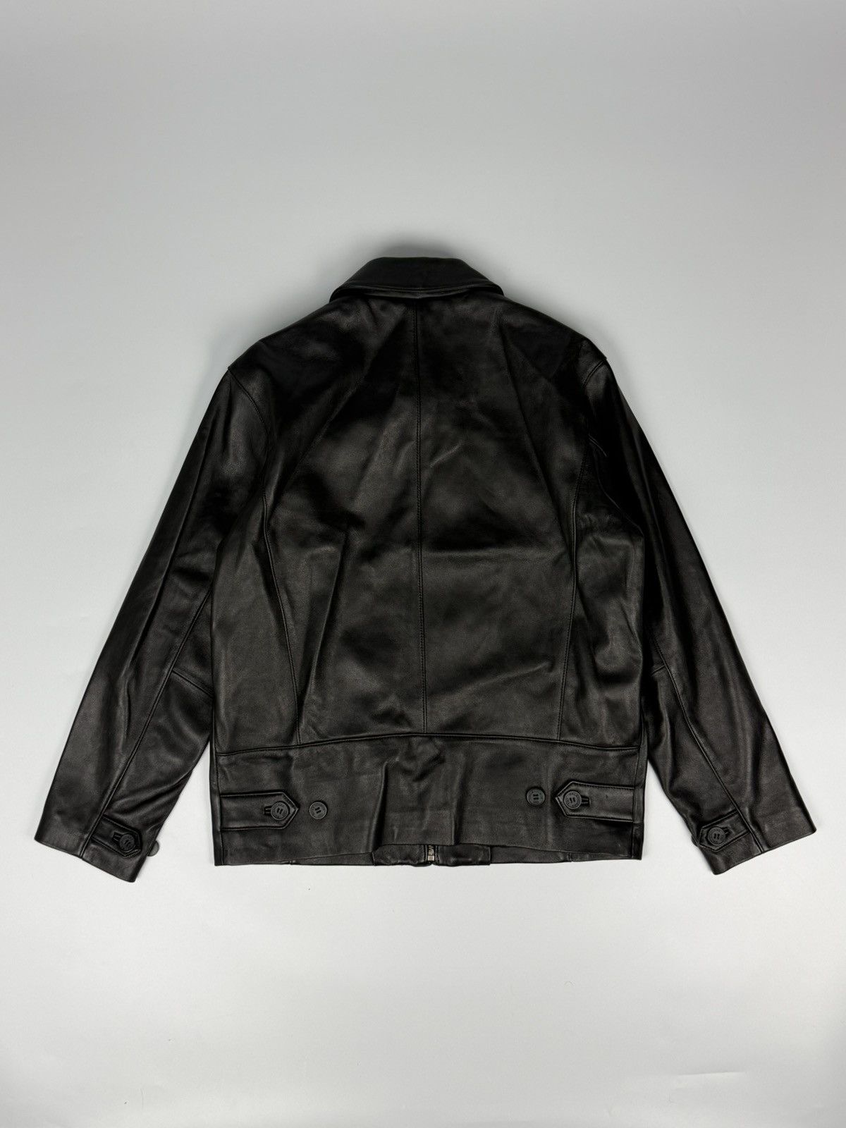 Balenciaga RARE Balenciaga 1997 Nicholas Ghesquière Leather Jacket Size US M / EU 48-50 / 2 - 2 Thumbnail