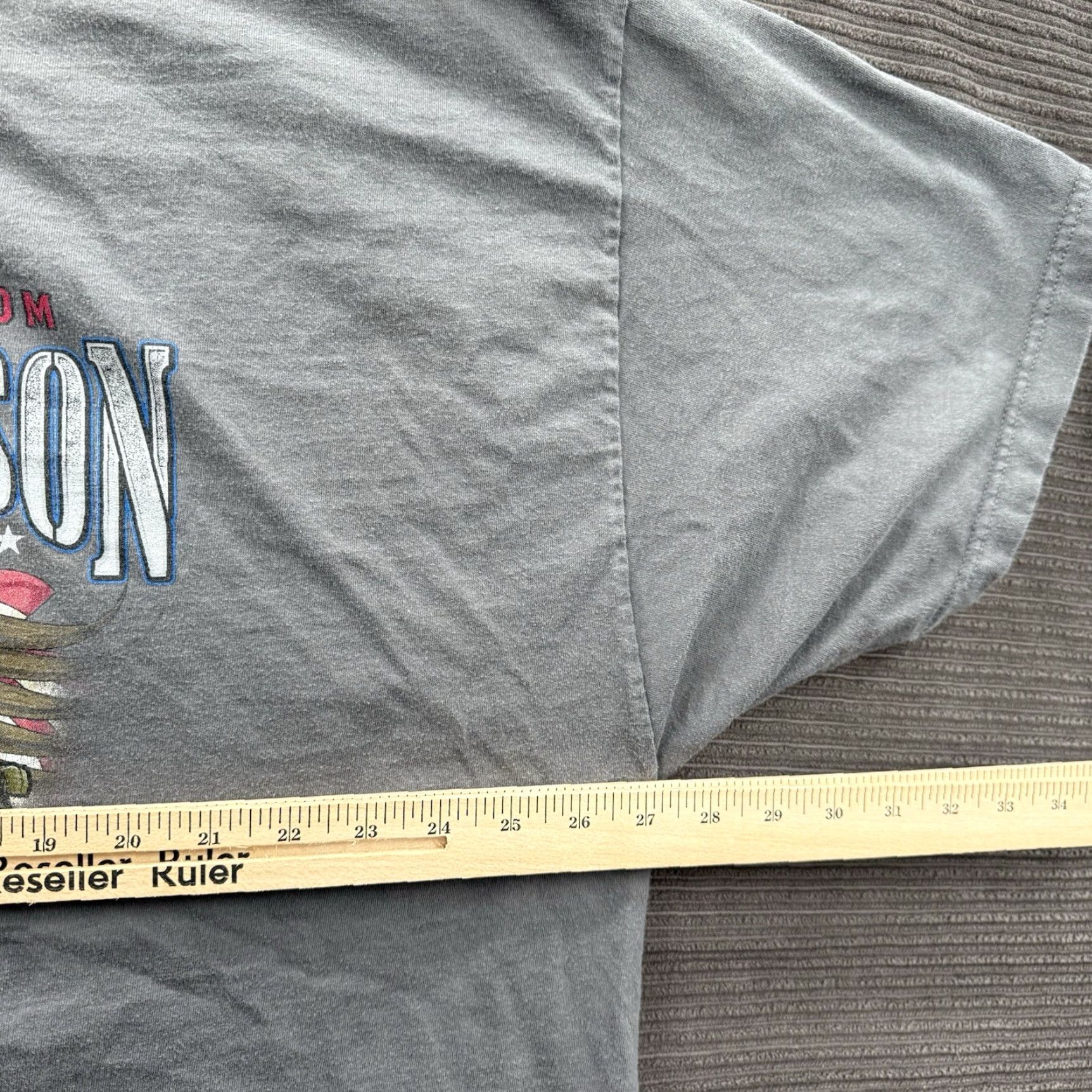 Harley Davidson Harley-Davidson T Shirt Men 3XL Gray Cotton Military Overseas Tour Crewneck Size US XXL / EU 58 / 5 - 5 Thumbnail
