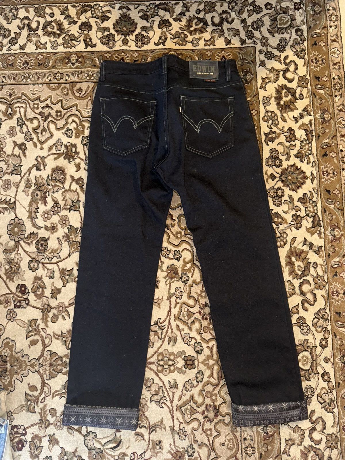 Edwin Edwin Wild Fire Denim Size 31 Fleece Lined Aztec Print Size US 31 - 3 Thumbnail