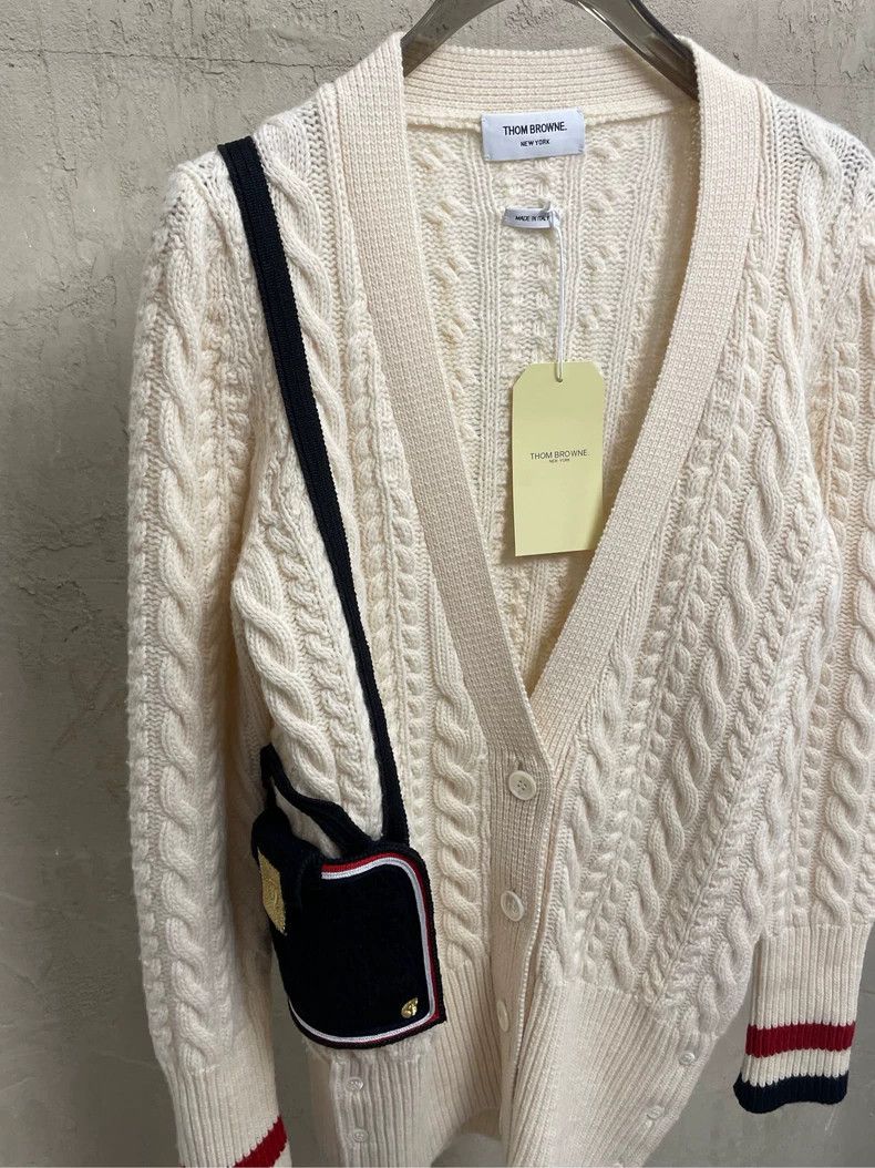 Thom Browne Thom browne Beige show embroidered backpack colorful stripe Size XS / US 0-2 / IT 36-38 - 3 Thumbnail