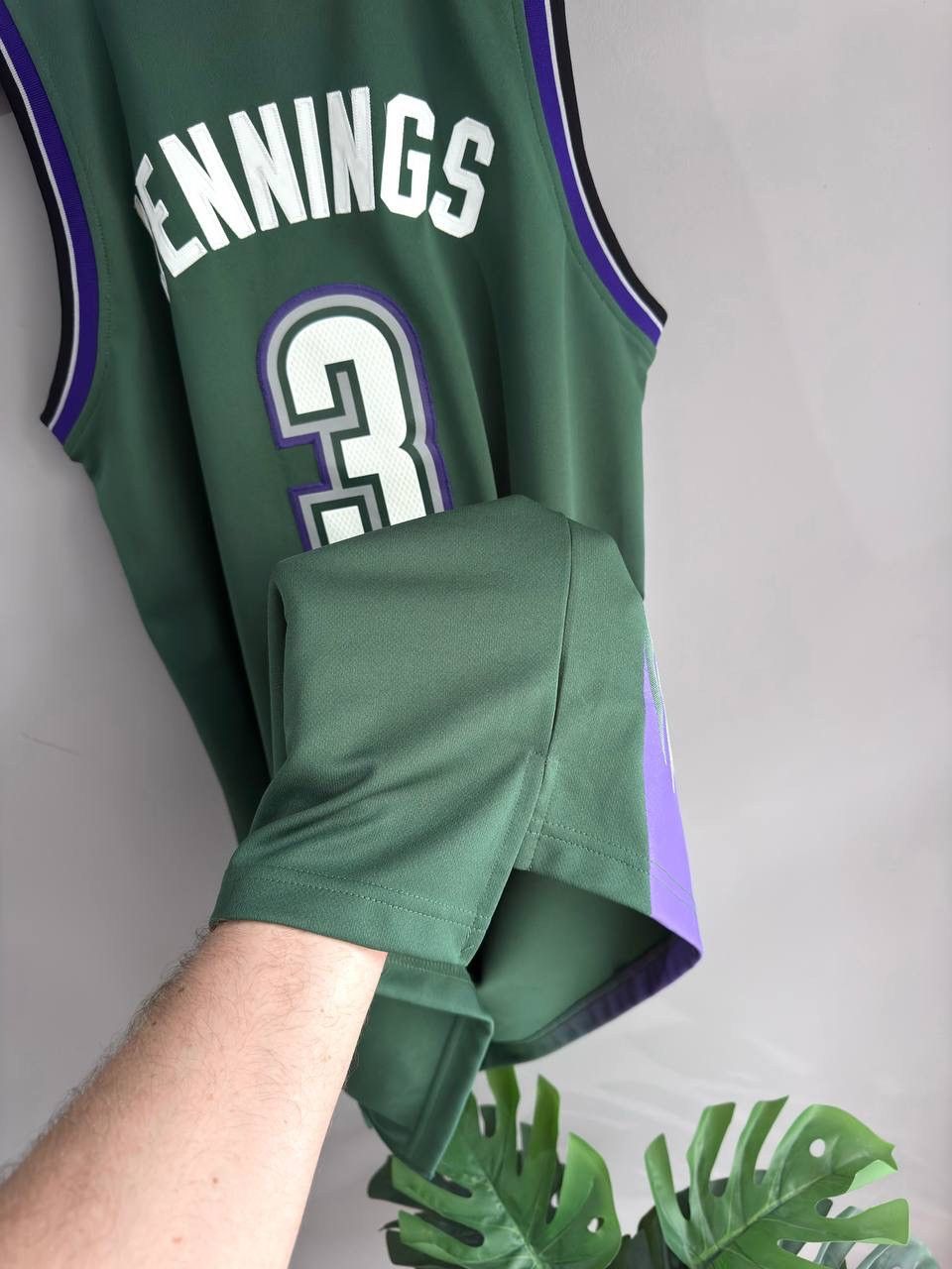 Adidas Milwaukee Bucks 1995-99 NBA Basketball Jersey #3 JENNINGS, M Size US M / EU 48-50 / 2 - 16 Thumbnail