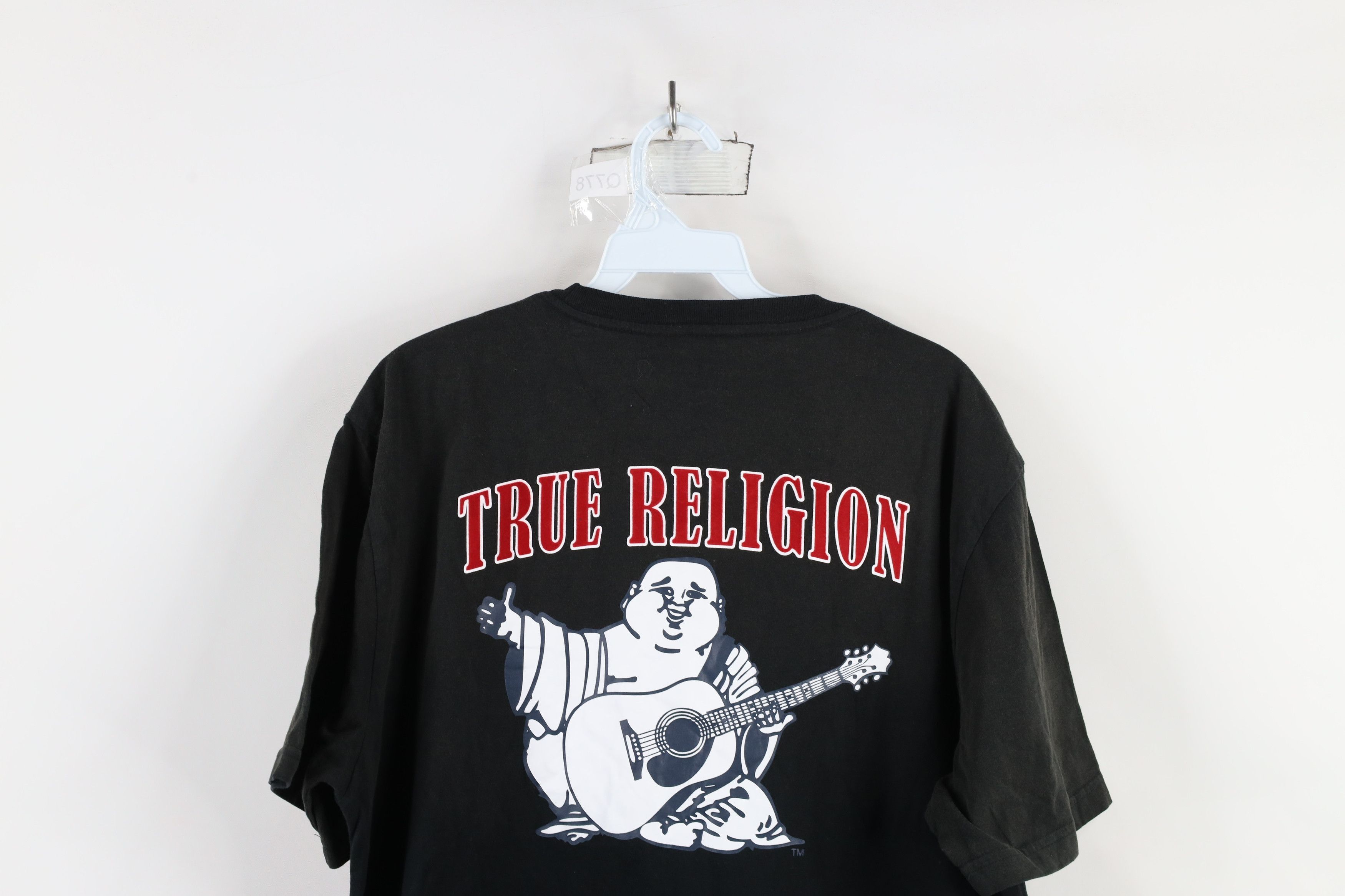 True Religion × Vintage True Religion Spell Out Big Logo Short Sleeve T-Shirt Size US XXL / EU 58 / 5 - 13 Thumbnail