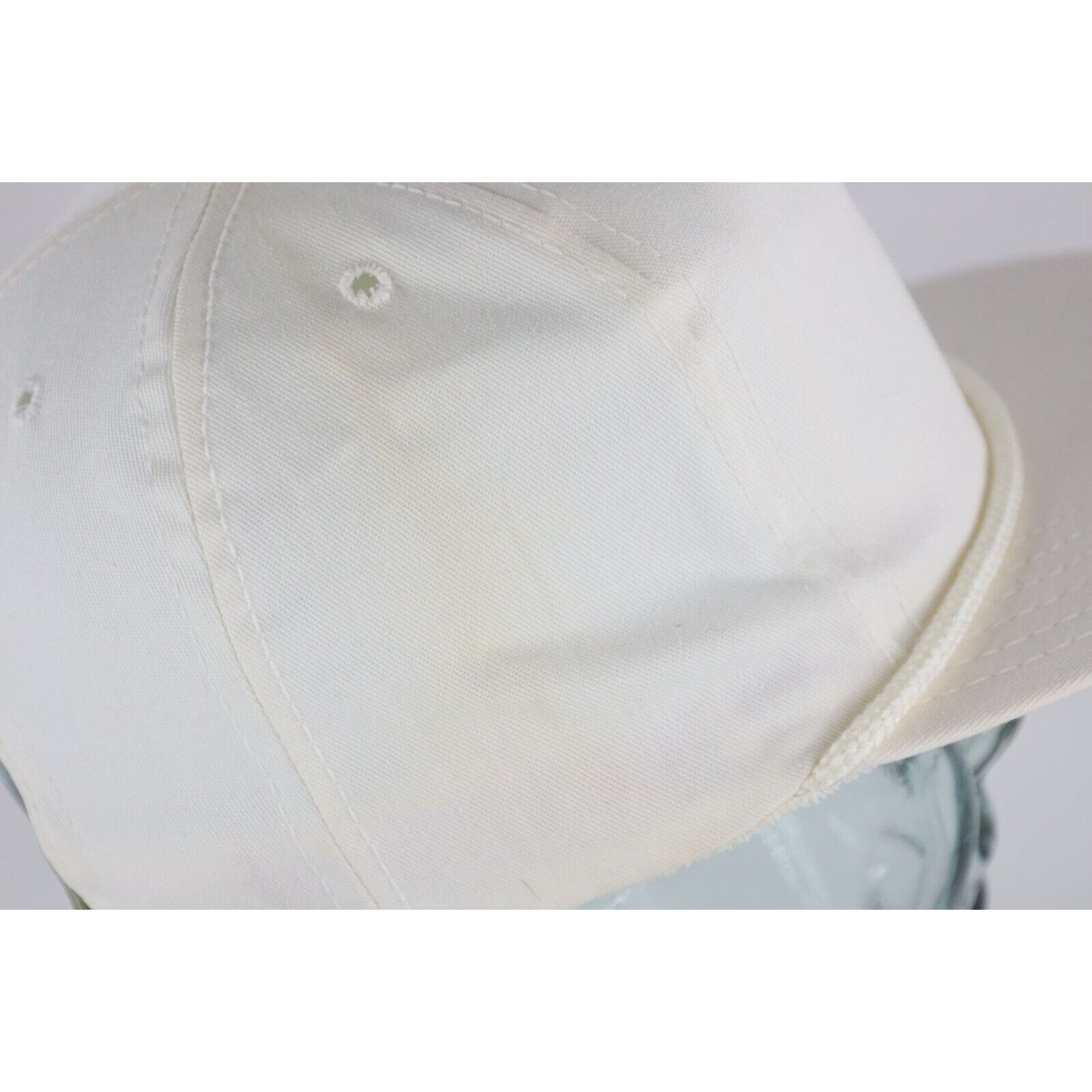 Vintage Deadstock Vintage 90s Streetwear Roped Leather Strapback Hat Size ONE SIZE - 8 Thumbnail