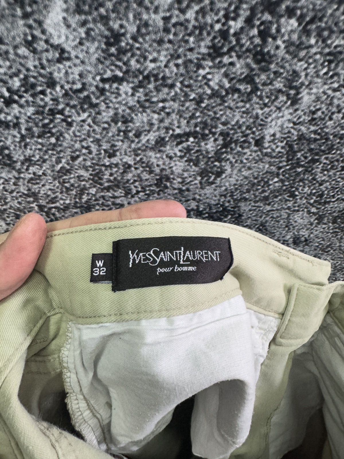 Yves Saint Laurent Yves Saint Laurent Pants Vintage Straight Trousers W32 Size US 32 / EU 48 - 8 Thumbnail