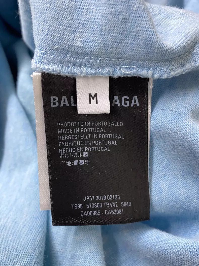 Balenciaga Balenciaga Cola Series Loose Short Sleeve T-Shirt 2504-Next Size US M / EU 48-50 / 2 - 5 Thumbnail