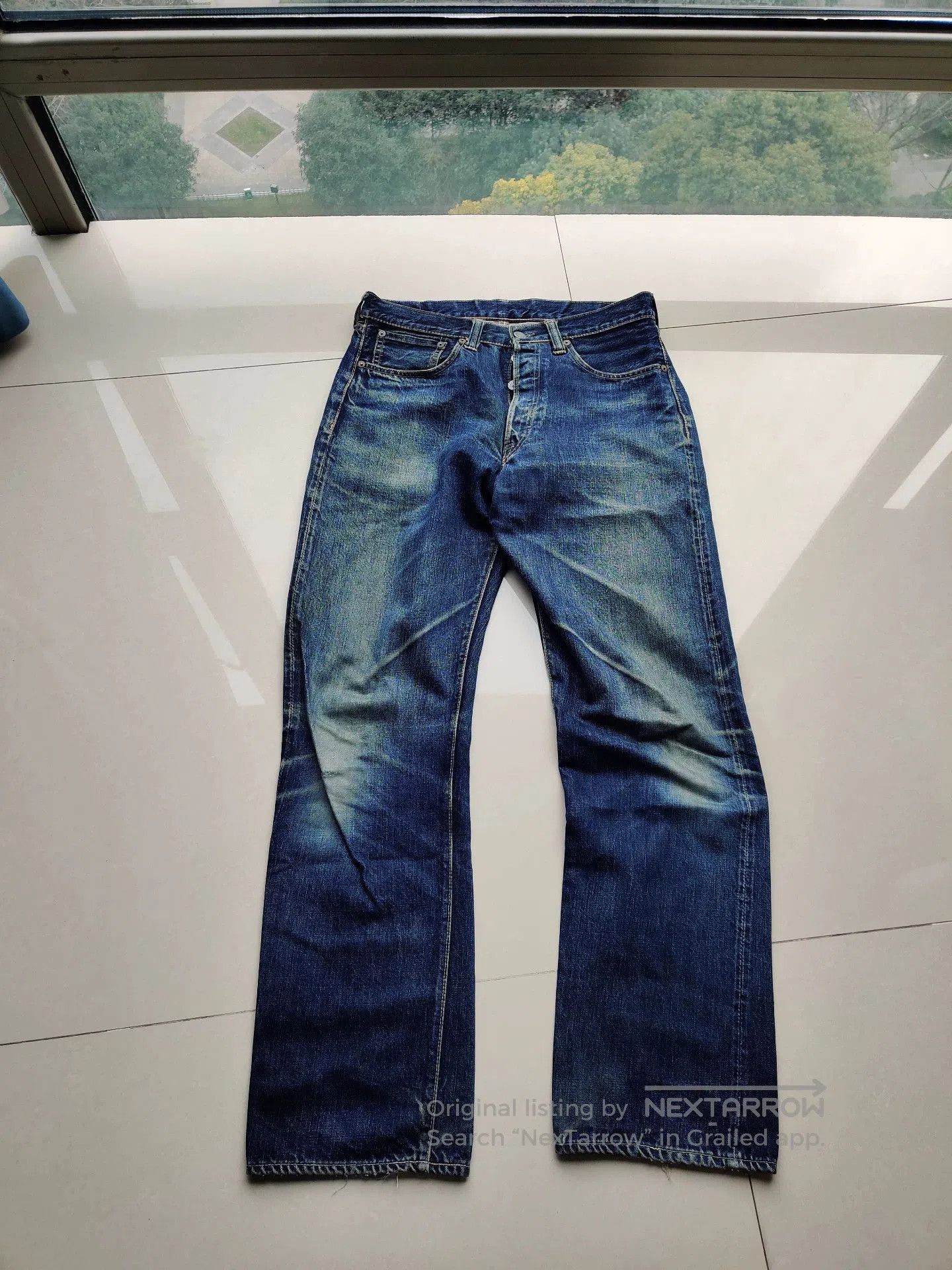 Freewheelers bootleggers skull graphic jeans size 32. Size US 32 / EU 48 - 1 Thumbnail