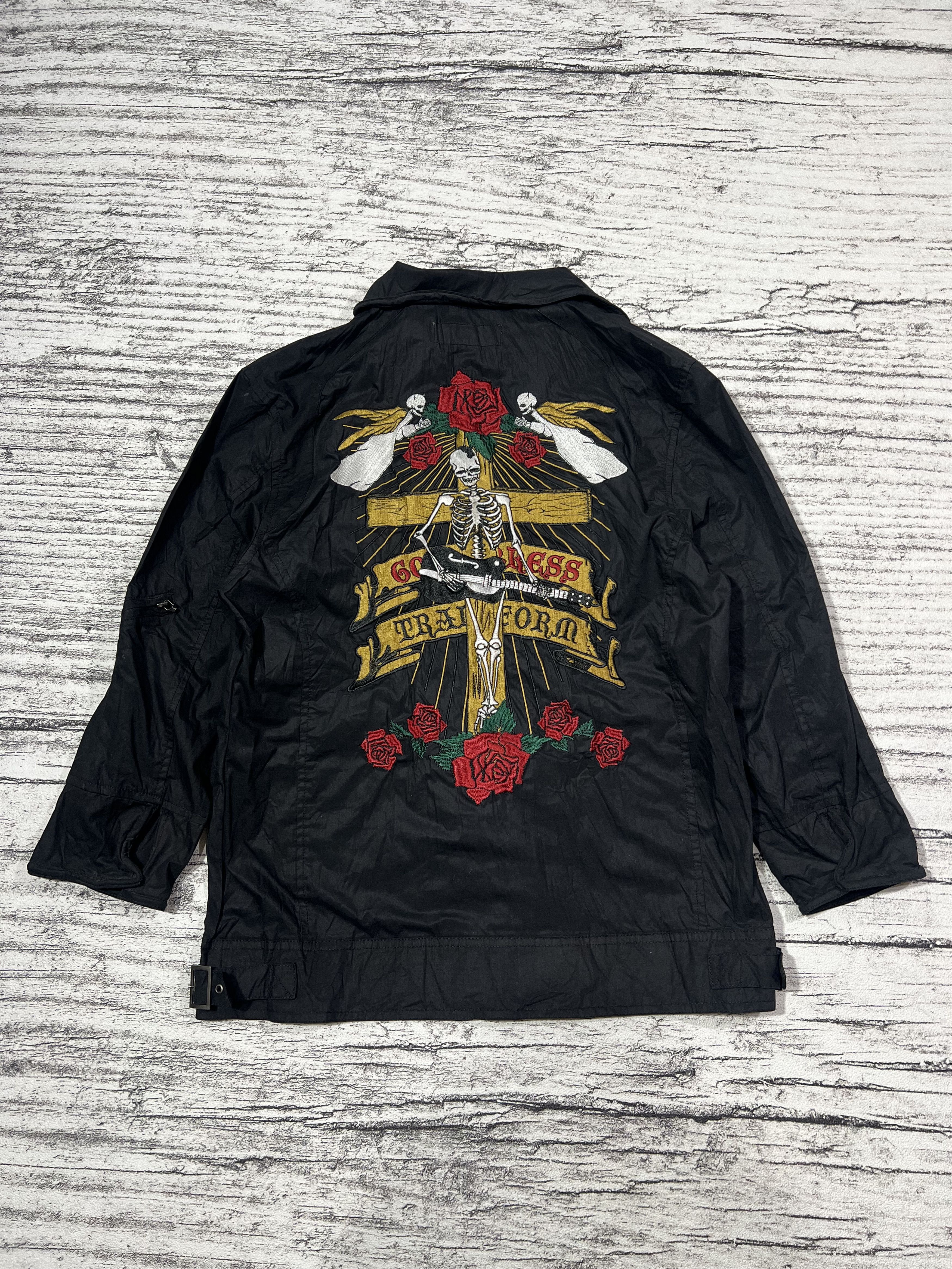 Japanese Brand 2000s Archival Hysteric Skull Poem Asymmetric y2k Lgb Ifsix Size US S / EU 44-46 / 1 - 1 Thumbnail