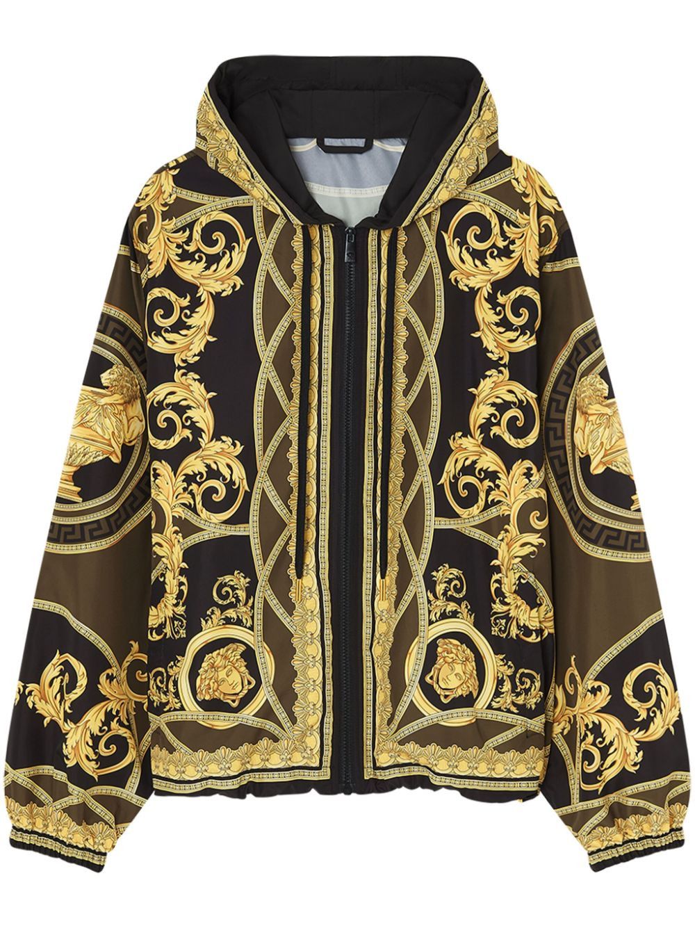 Versace BAROCCO PRINT TECHNICAL FABRIC BLOUSON Size US S / EU 44-46 / 1 - 1 Thumbnail