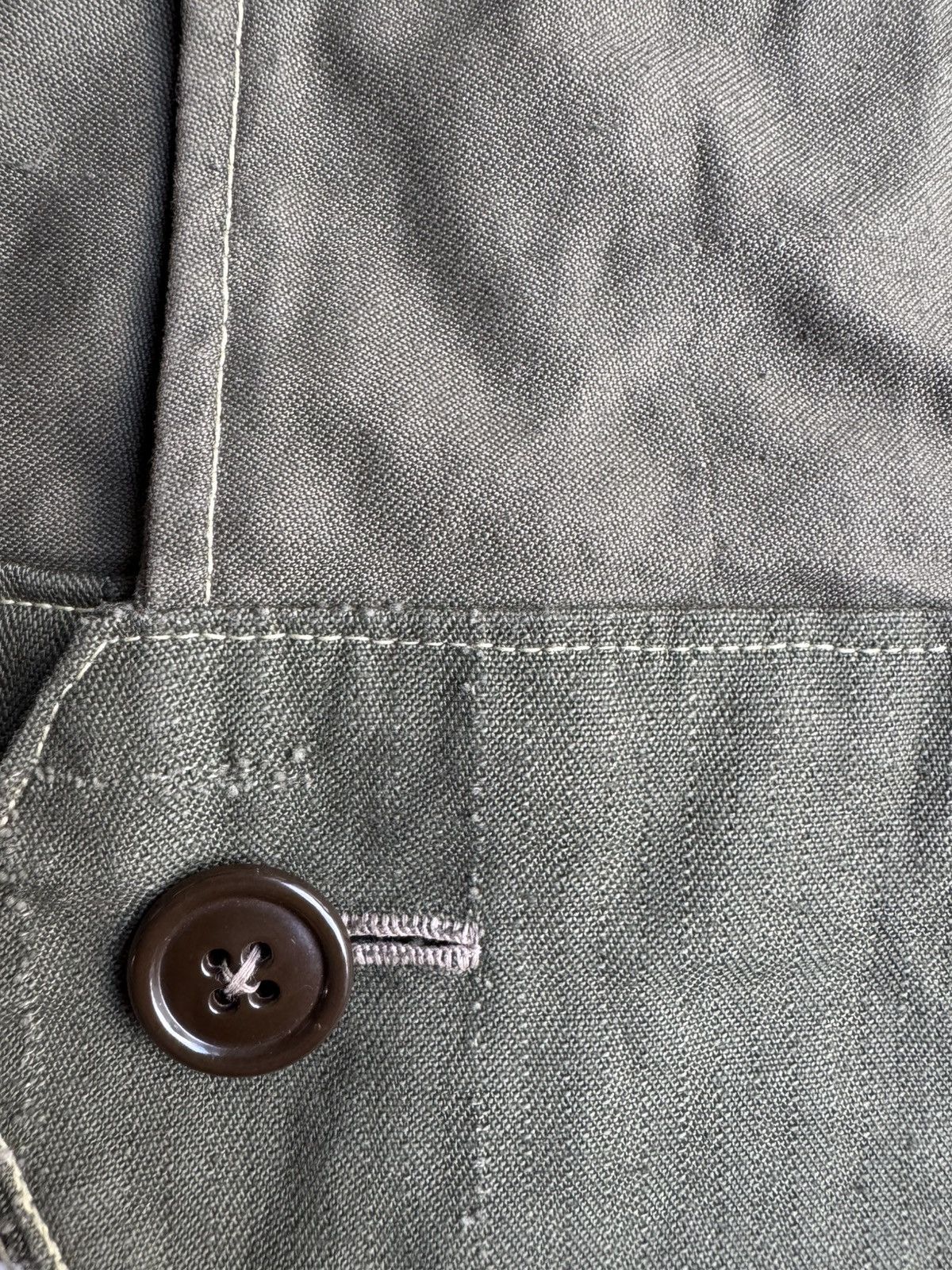 Vintage VERY RARE VINTAGE JACKET IKE M43 BATTLE DRESS MODIFIED WWII Size US L / EU 52-54 / 3 - 4 Thumbnail