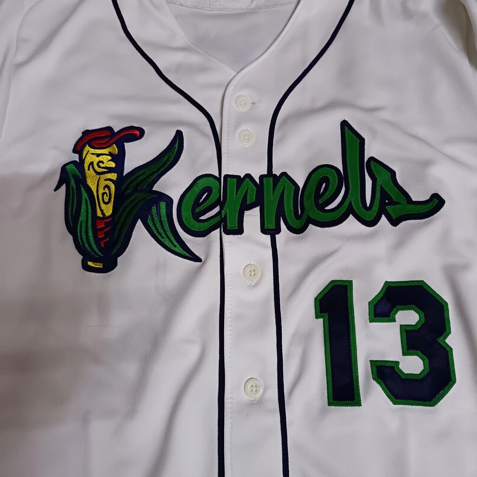 Other Rawlings Cedar Rapids Kernels MLB Match Worn Baseball Jersey Size US L / EU 52-54 / 3 - 2 Thumbnail