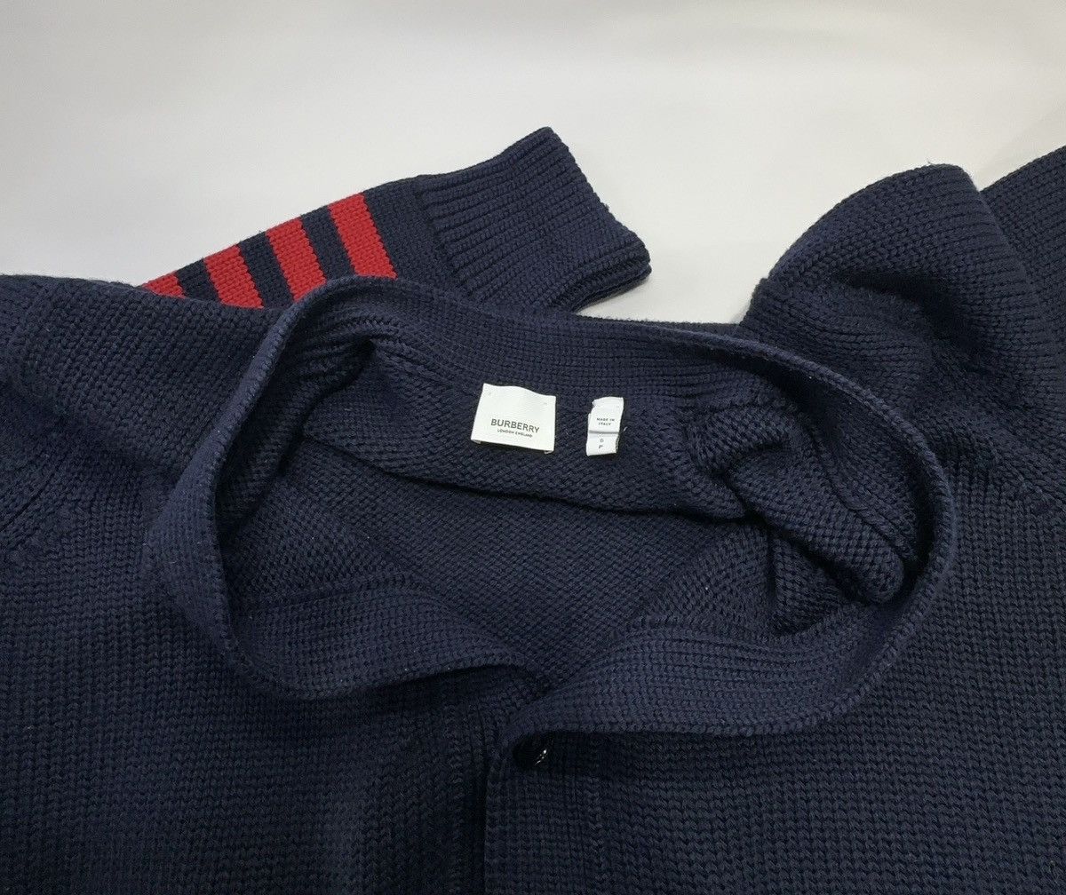 Burberry Burberry FW21 Striped Knit Sweater Navy Blue Size US S / EU 44-46 / 1 - 6 Thumbnail
