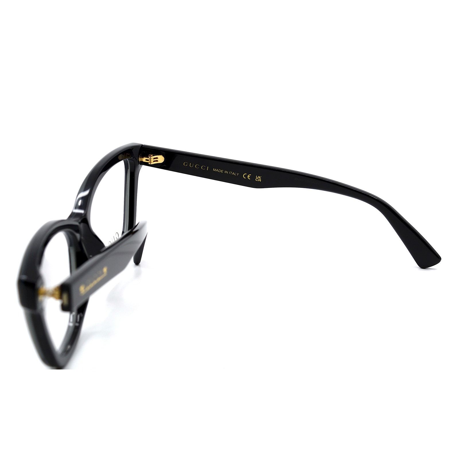Gucci NEW GUCCI GG1589O 001 BLACK AUTHENTIC EYEGLASSES FRAME Size ONE SIZE - 9 Thumbnail