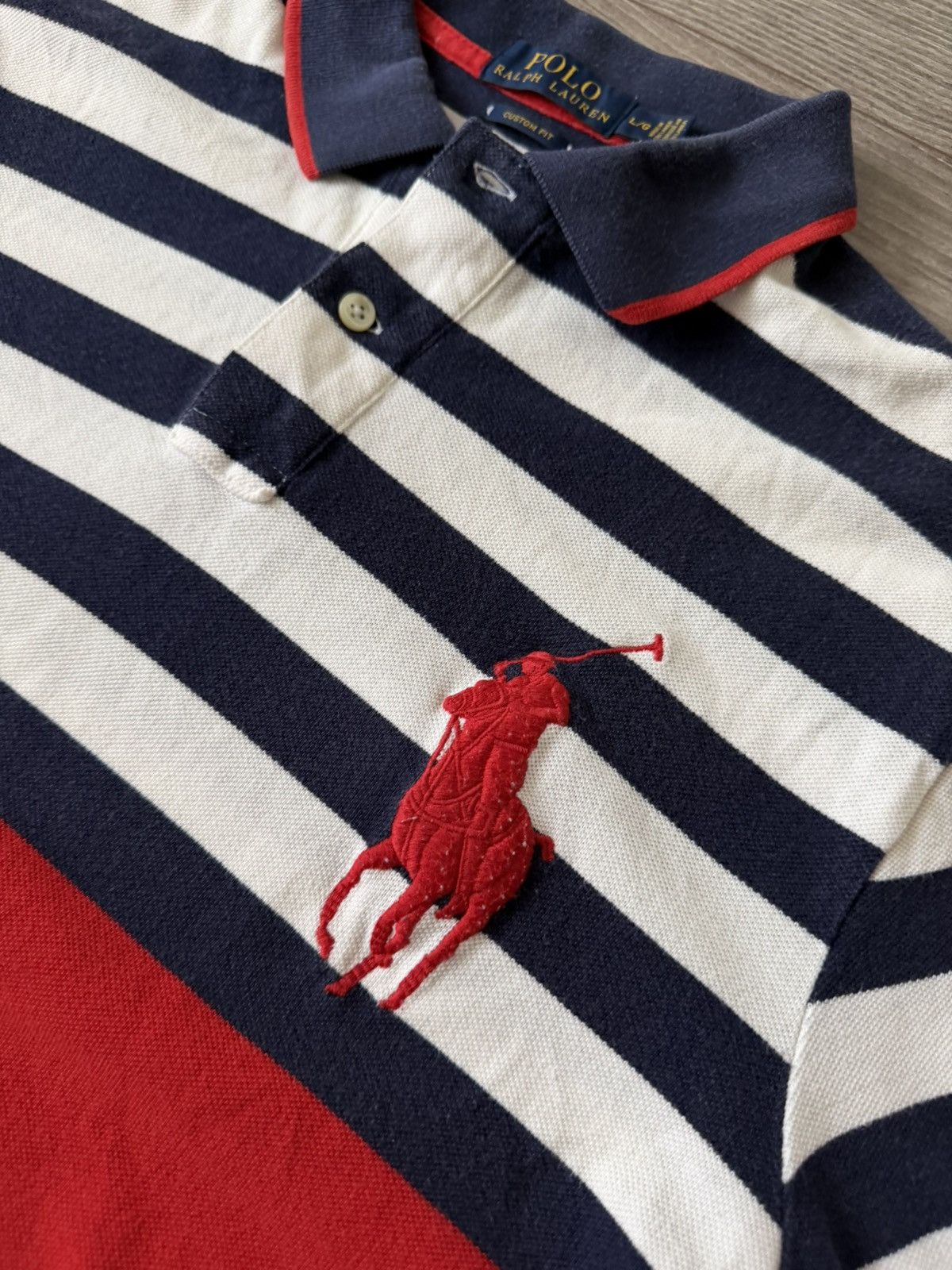 Polo Ralph Lauren Polo Ralph Lauren Premium City Chief Keef Rap Big Logo Polo Size US L / EU 52-54 / 3 - 12 Thumbnail