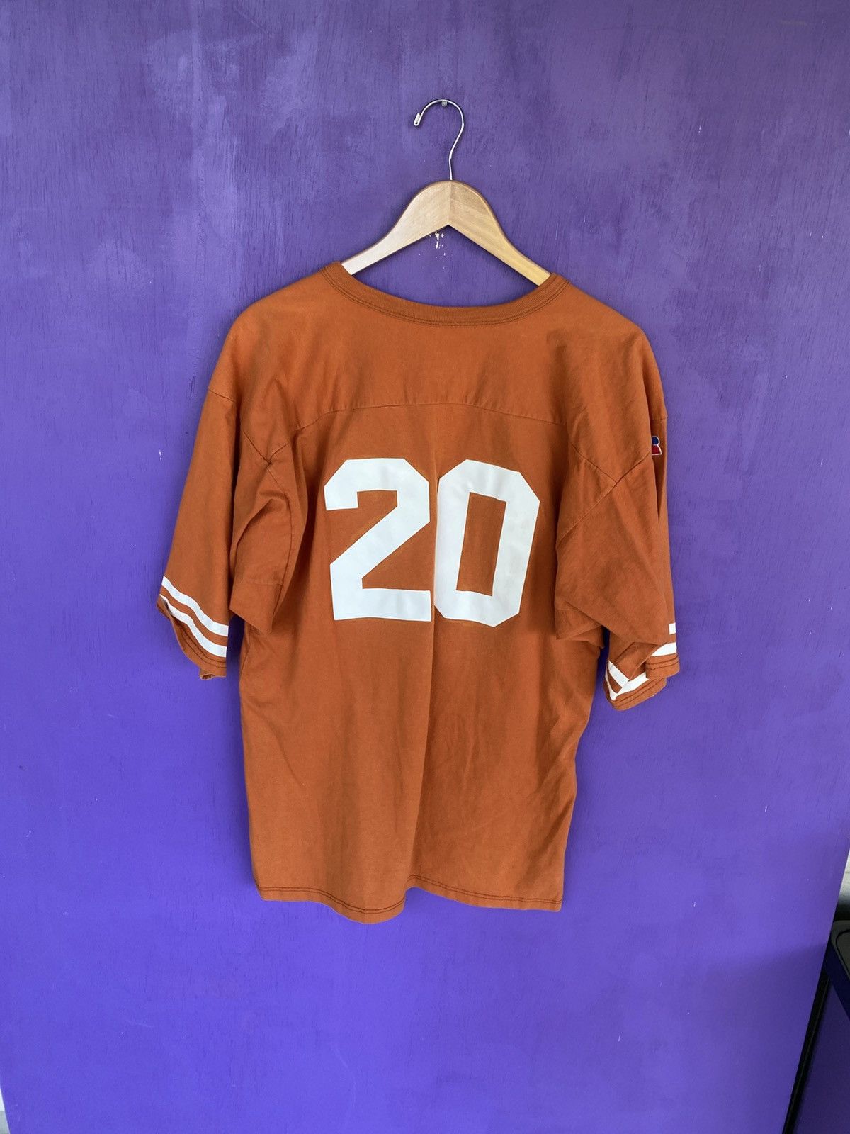 Russell Athletic Vintage 80s Russell athletic Texas longhorns jersey shirt Size US L / EU 52-54 / 3 - 2 Thumbnail