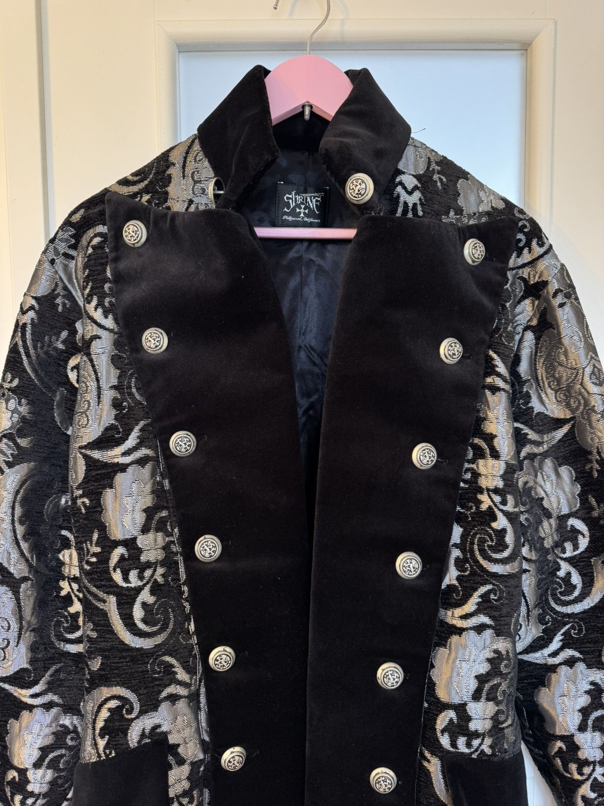 Other Shrine of Hollywood Dragon Coat Silver/Black Tapestry Size US L / EU 52-54 / 3 - 5 Thumbnail