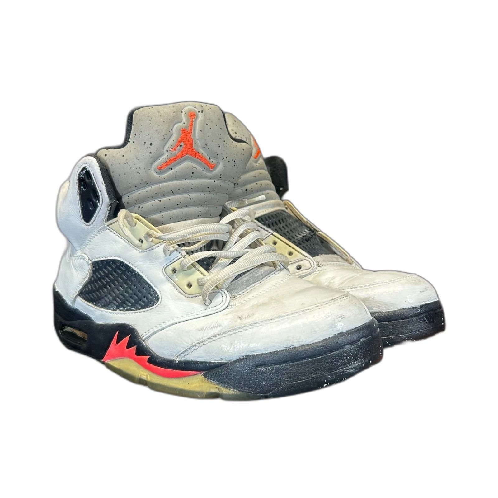 Jordan Brand Nike Air Jordan 5 V Custom Retro Pro Stars Mens 9 White Gree Size US 9 / EU 42 - 2 Thumbnail