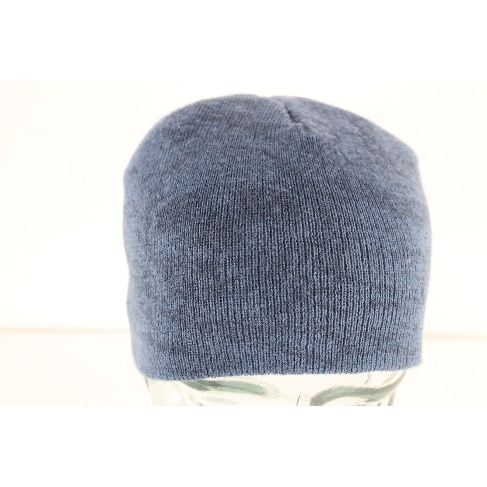 Vintage Vintage 90s Y2K Streetwear Skull Skeleton Knit Beanie Hat Size ONE SIZE - 1 Thumbnail