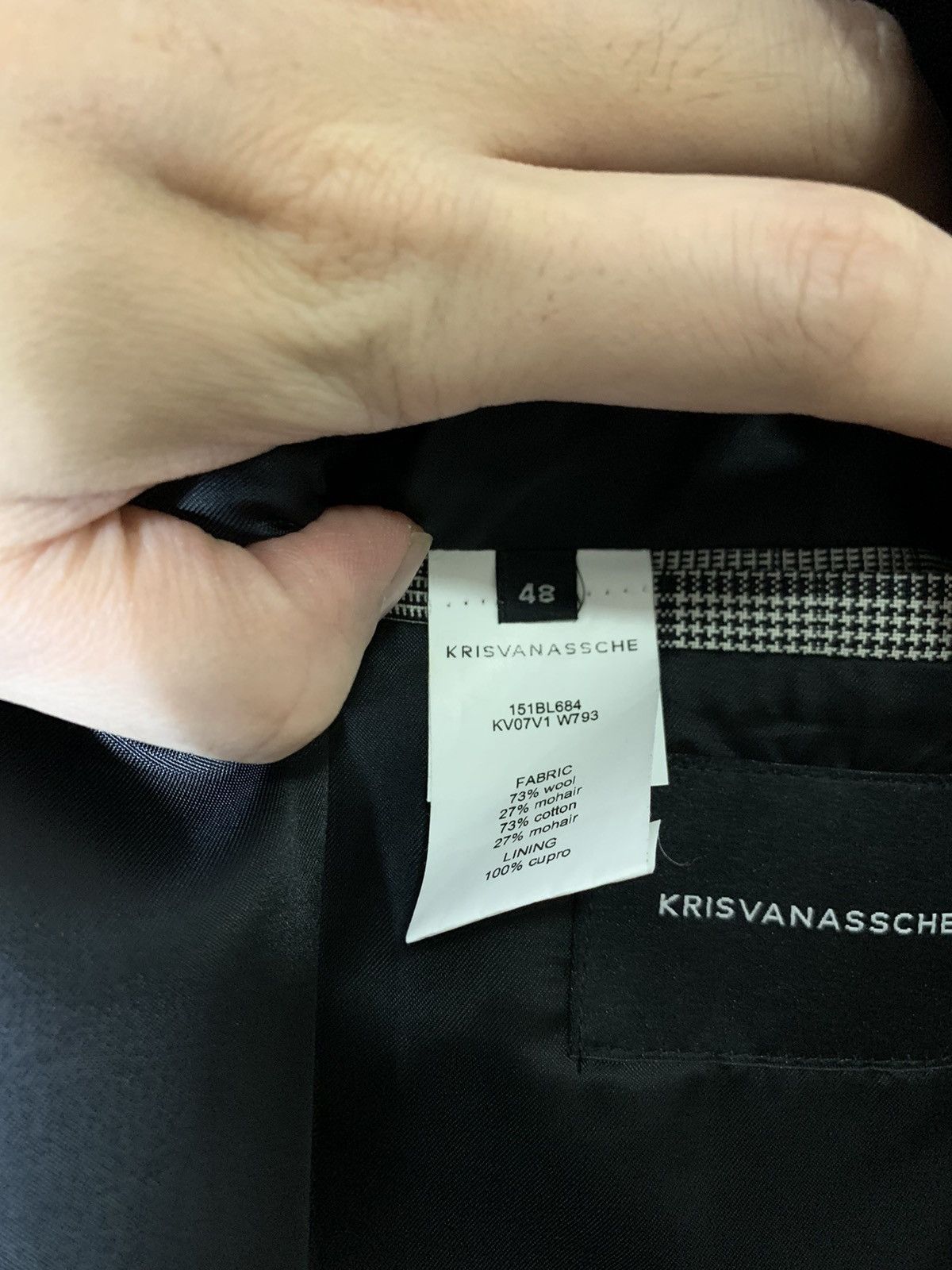 Kris Van Assche Kris Van Assche Wales check bomber jacket Sz 48 Size US M / EU 48-50 / 2 - 5 Thumbnail