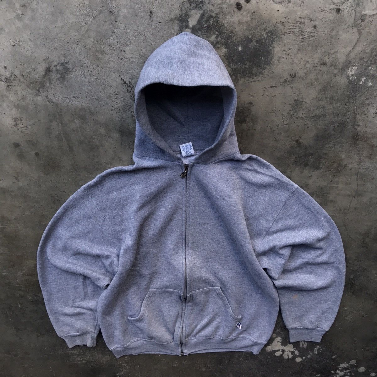 Russell Athletic × Vintage y2k zipper hoodie blank russell athletic Size US L / EU 52-54 / 3 - 1 Thumbnail
