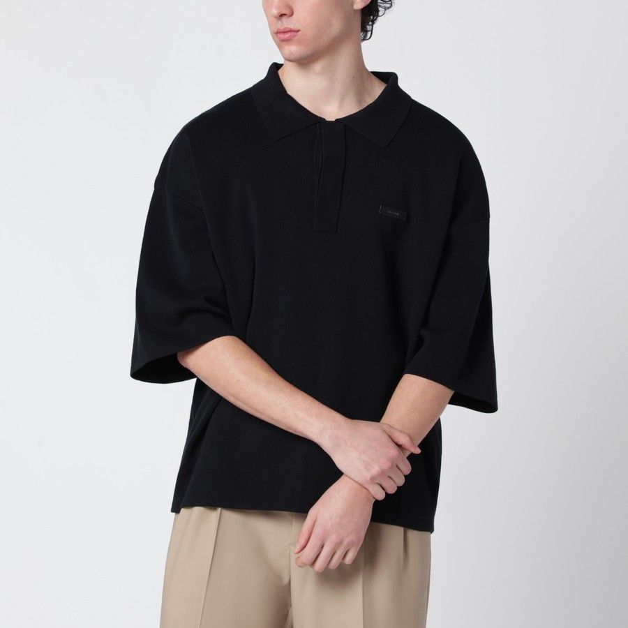 Entire Studios o1d2blof0226 Long Sleeve Polo Shirt in Black Size US XL / EU 56 / 4 - 1 Thumbnail