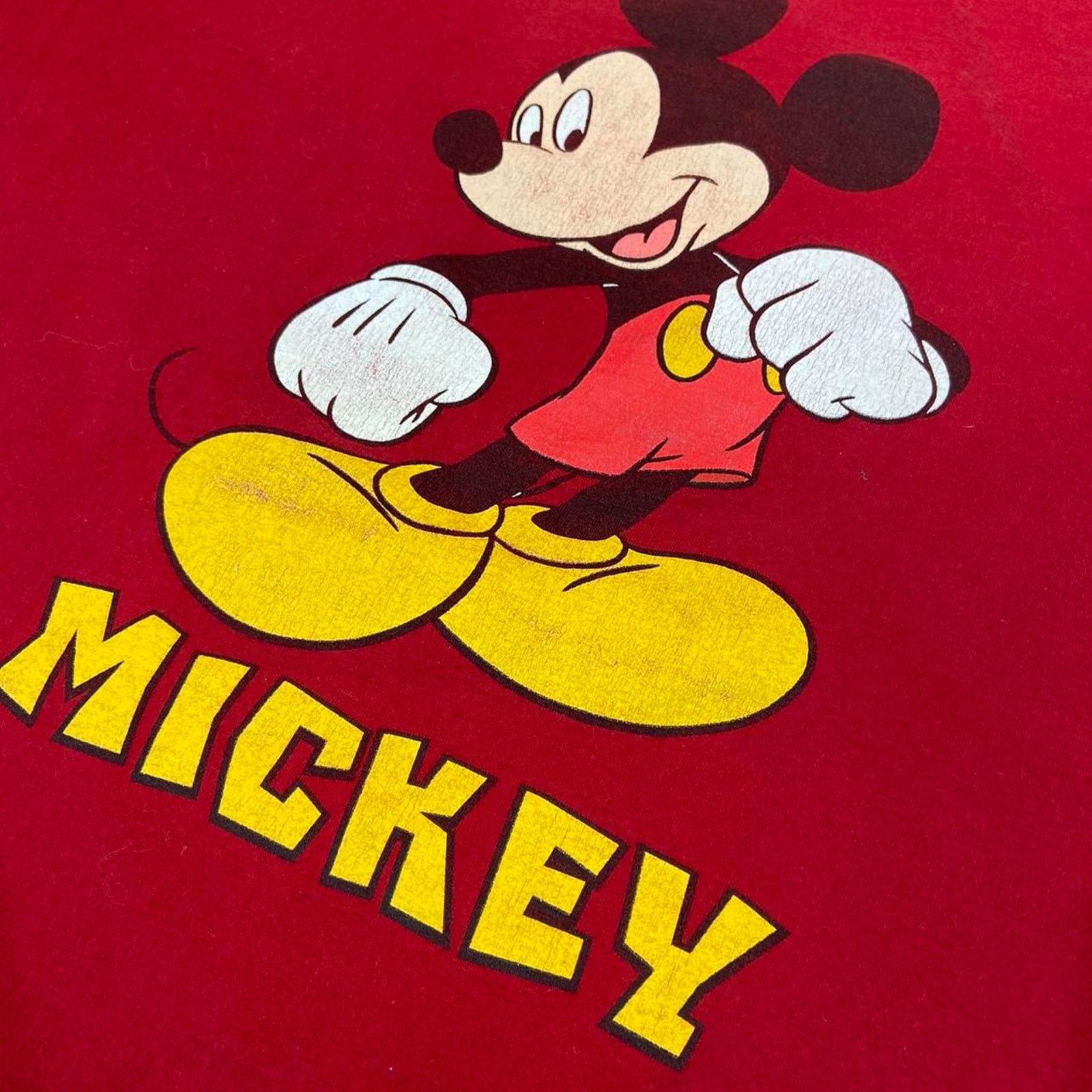 Disney 90s red mickey mouse tee shirt Size US XXL / EU 58 / 5 - 3 Thumbnail
