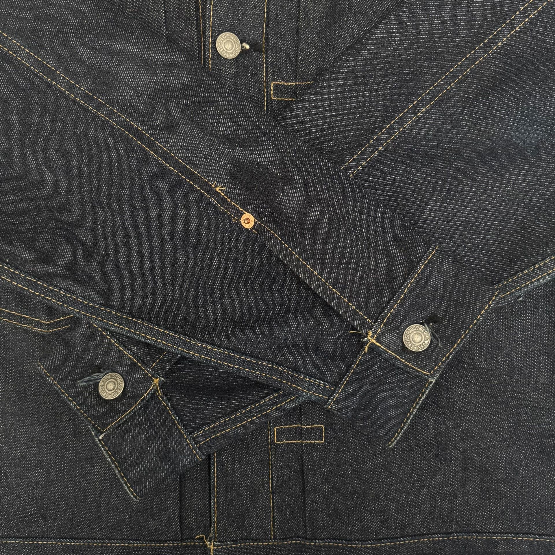 Levi's Vintage Clothing Levi's LVC507 J22 Denim Jacket Size US XXS / EU 40 - 6 Thumbnail