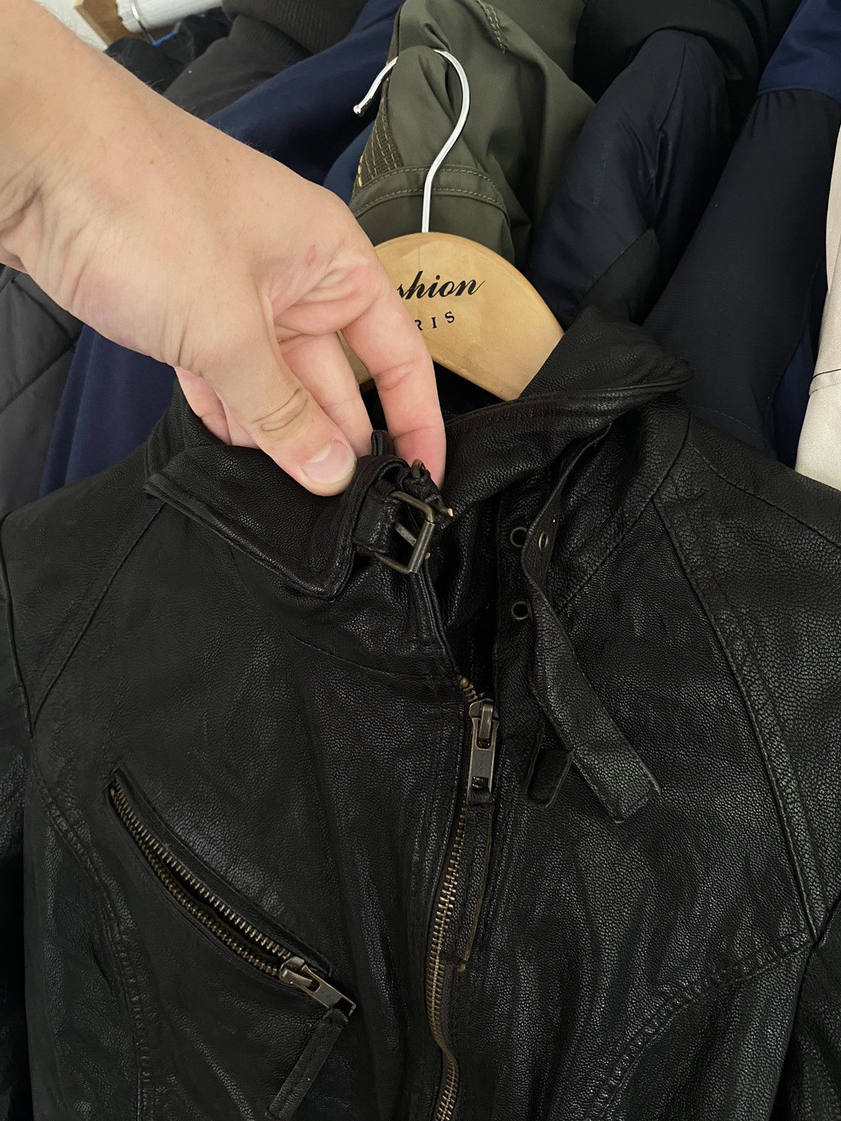 Allsaints × Vintage Allsaints rare leather jacket Size XL / US 12-14 / IT 48-50 - 4 Thumbnail