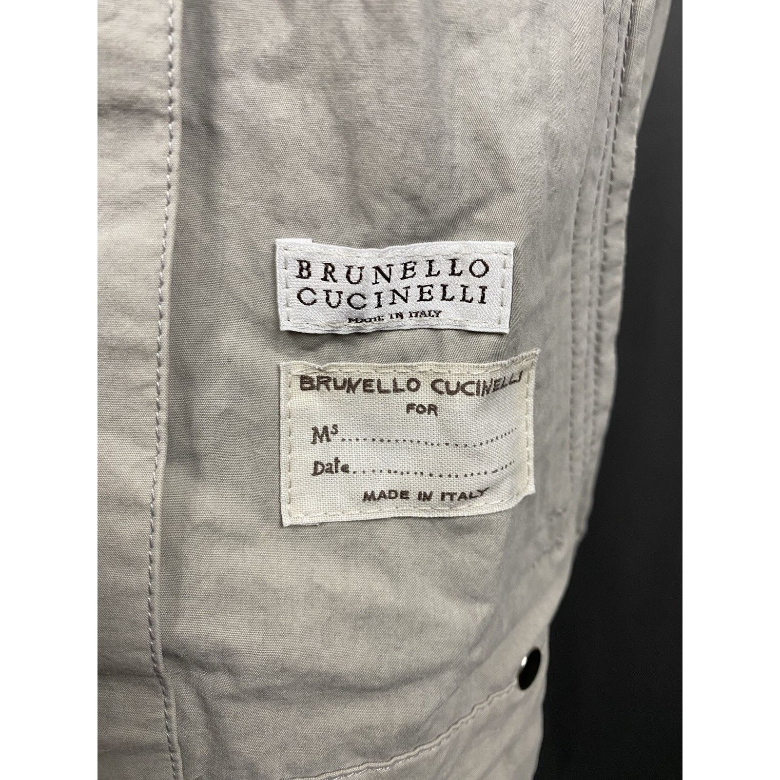Brunello Cucinelli Brunello Cucinelli Made in Italy Ivory Trim Cotton Biker Bom Size M / US 6-8 / IT 42-44 - 8 Thumbnail