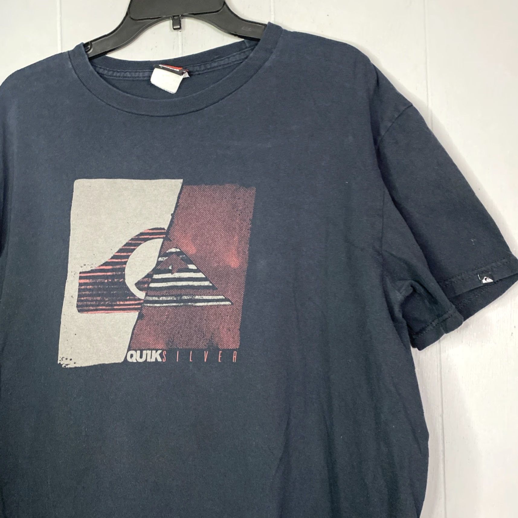 Quiksilver VINTAGE Quiksilver T-Shirt Surfing Beach Grunge Black L Mens 90s Gift? Size US L / EU 52-54 / 3 - 2 Thumbnail