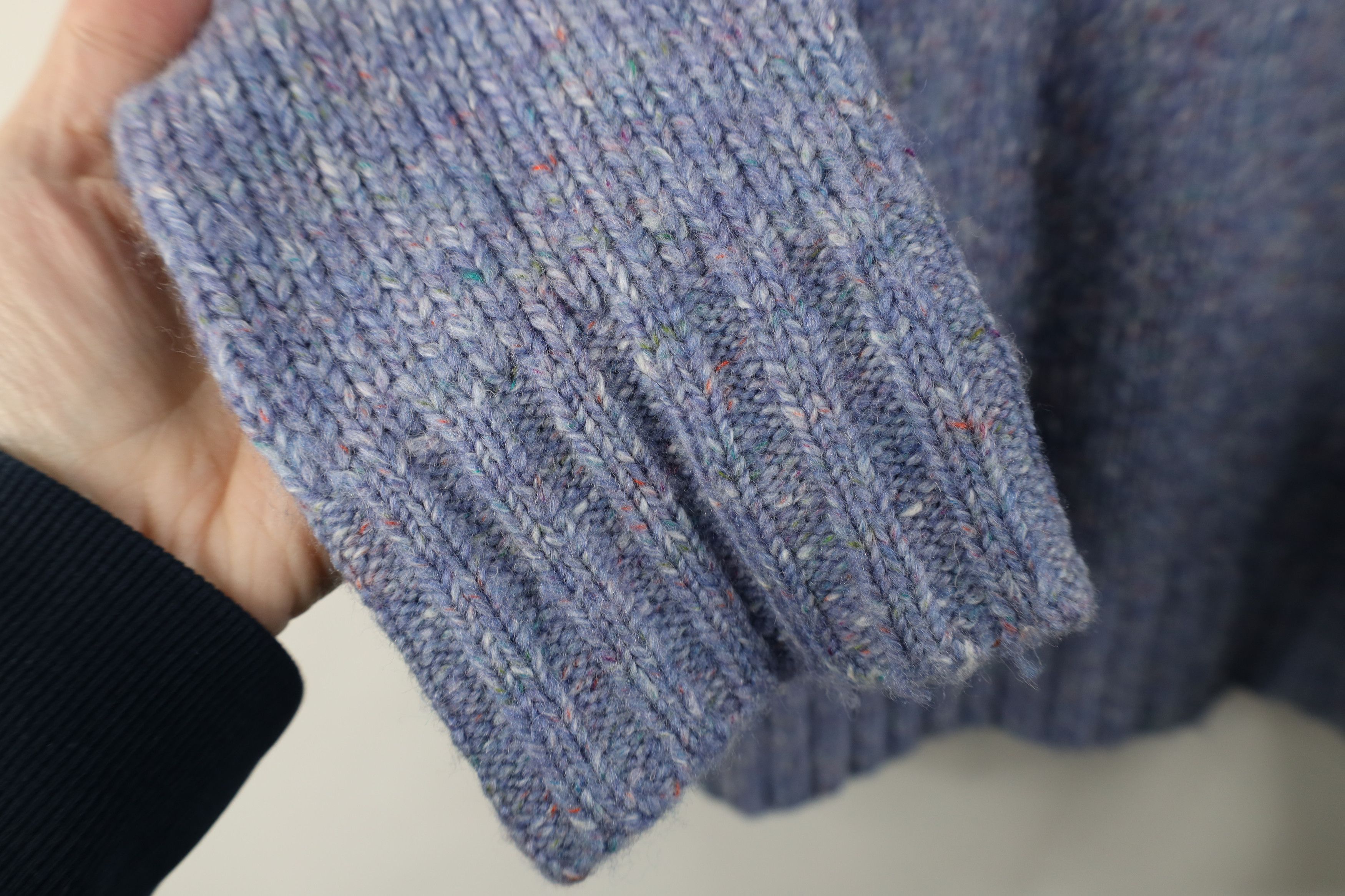 L.L. Bean Vintage LL Bean Fleck Wool Blend Knit Turtleneck Sweater Size M / US 6-8 / IT 42-44 - 6 Thumbnail