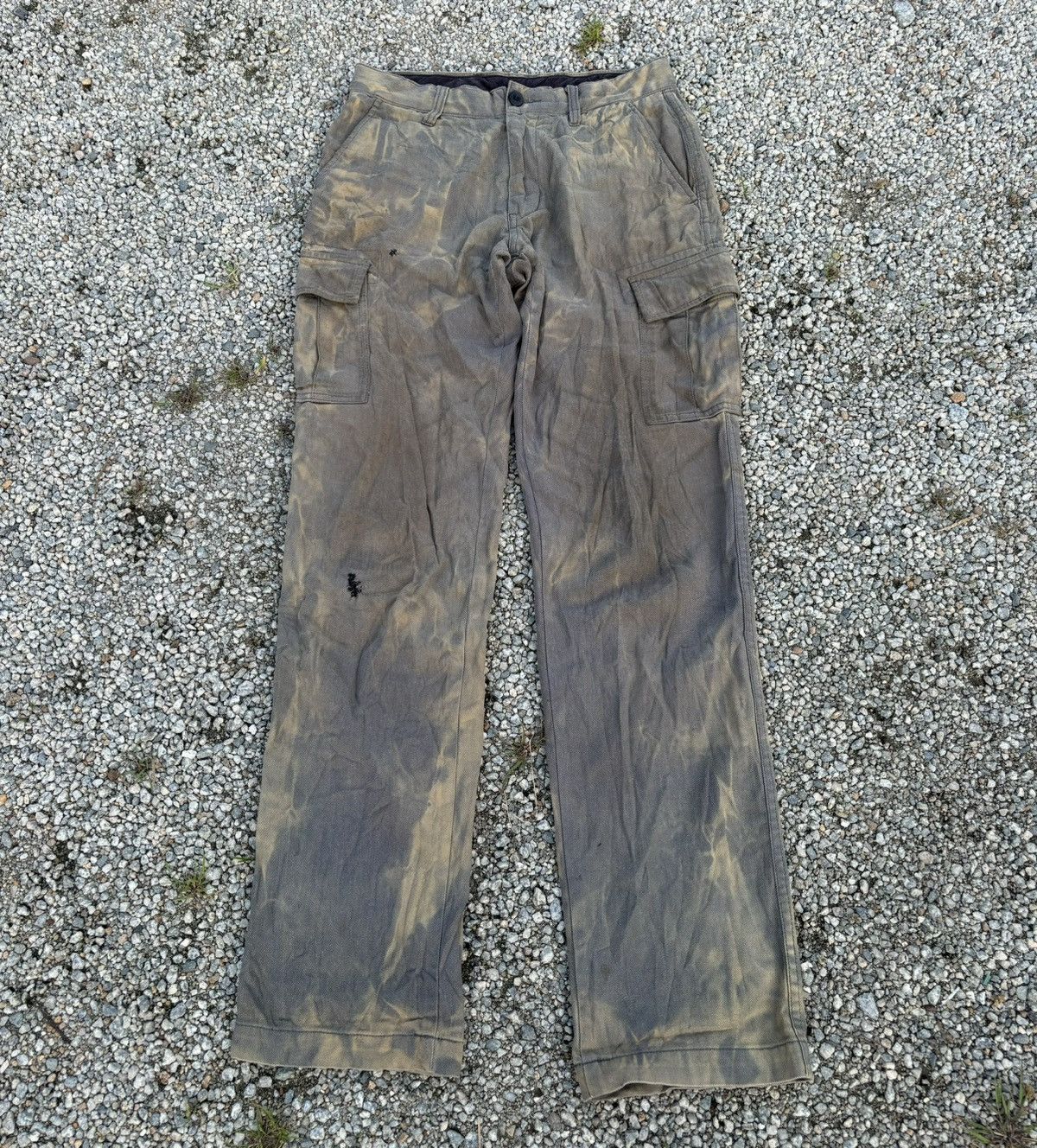 Vintage Tie Dye Acid Wash Cargo Pants Uniqlo Undercover Styl