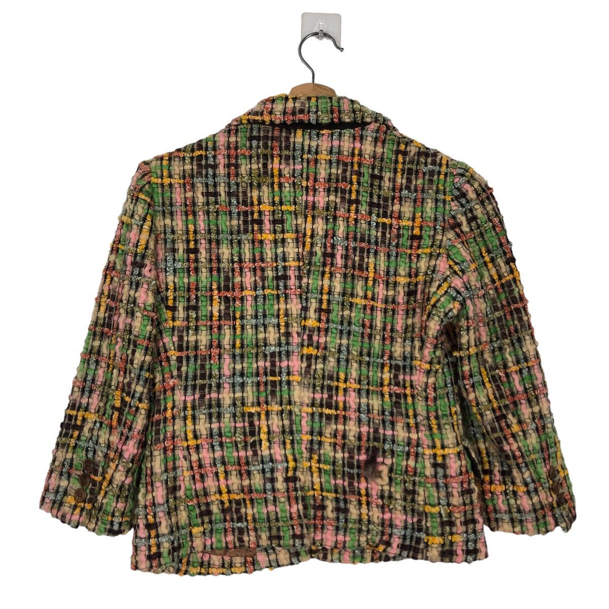 Japanese Brand 🔥RARE 20,000,000 FRAGMENTS TWEED JACKET MADE IN JAPAN Size M / US 6-8 / IT 42-44 - 7 Thumbnail
