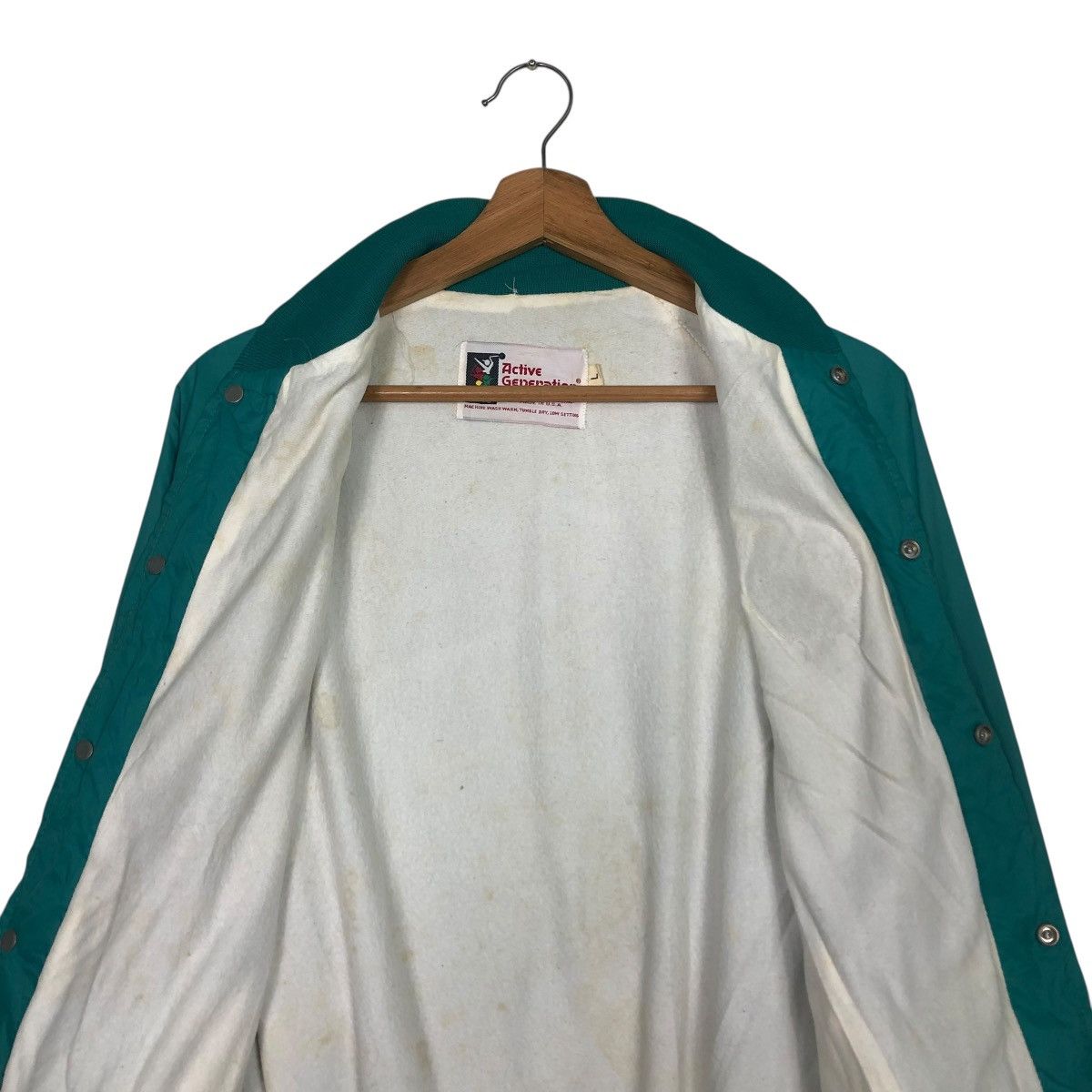 Vintage 🔥VINTAGE BOMBER JACKET DALLAS EMBLEM MFG DOLPHIN BIG LOGO Size US L / EU 52-54 / 3 - 16 Thumbnail