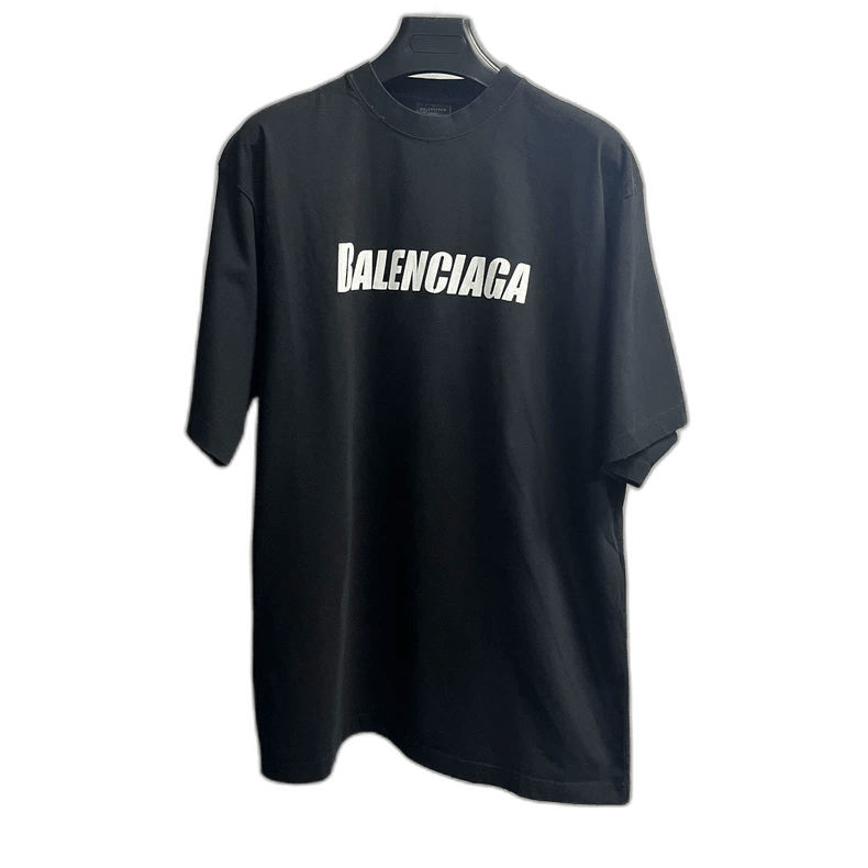 Balenciaga Balenciaga Black Logo Short Sleeve T-Shirt Size US XS / EU 42 / 0 - 1 Thumbnail
