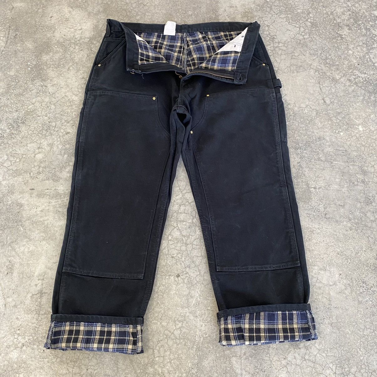 Carhartt VTG Carhartt Double Knee Blanket Lined Carpenter Pants Size US 40 / EU 56 - 3 Thumbnail