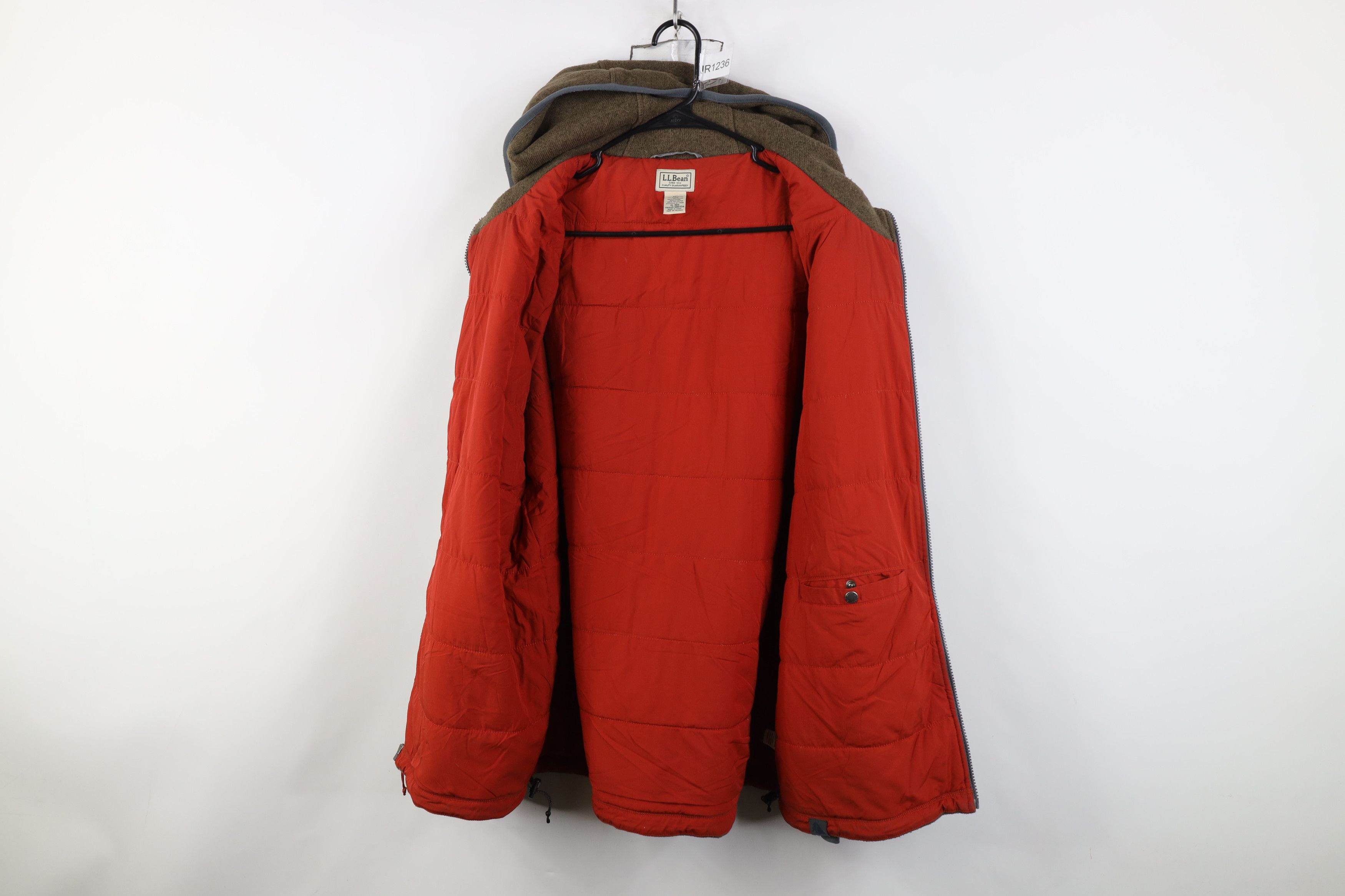 L.L. Bean Vintage LL Bean Hooded Sweater Jacket Swacket Heather Brown Size US XL / EU 56 / 4 - 9 Thumbnail