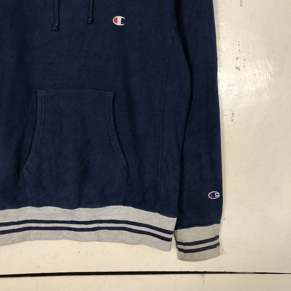 Vintage 📌Vintage Hoodie Pull Over Champion Reverse Wave Size US M / EU 48-50 / 2 - 7 Thumbnail
