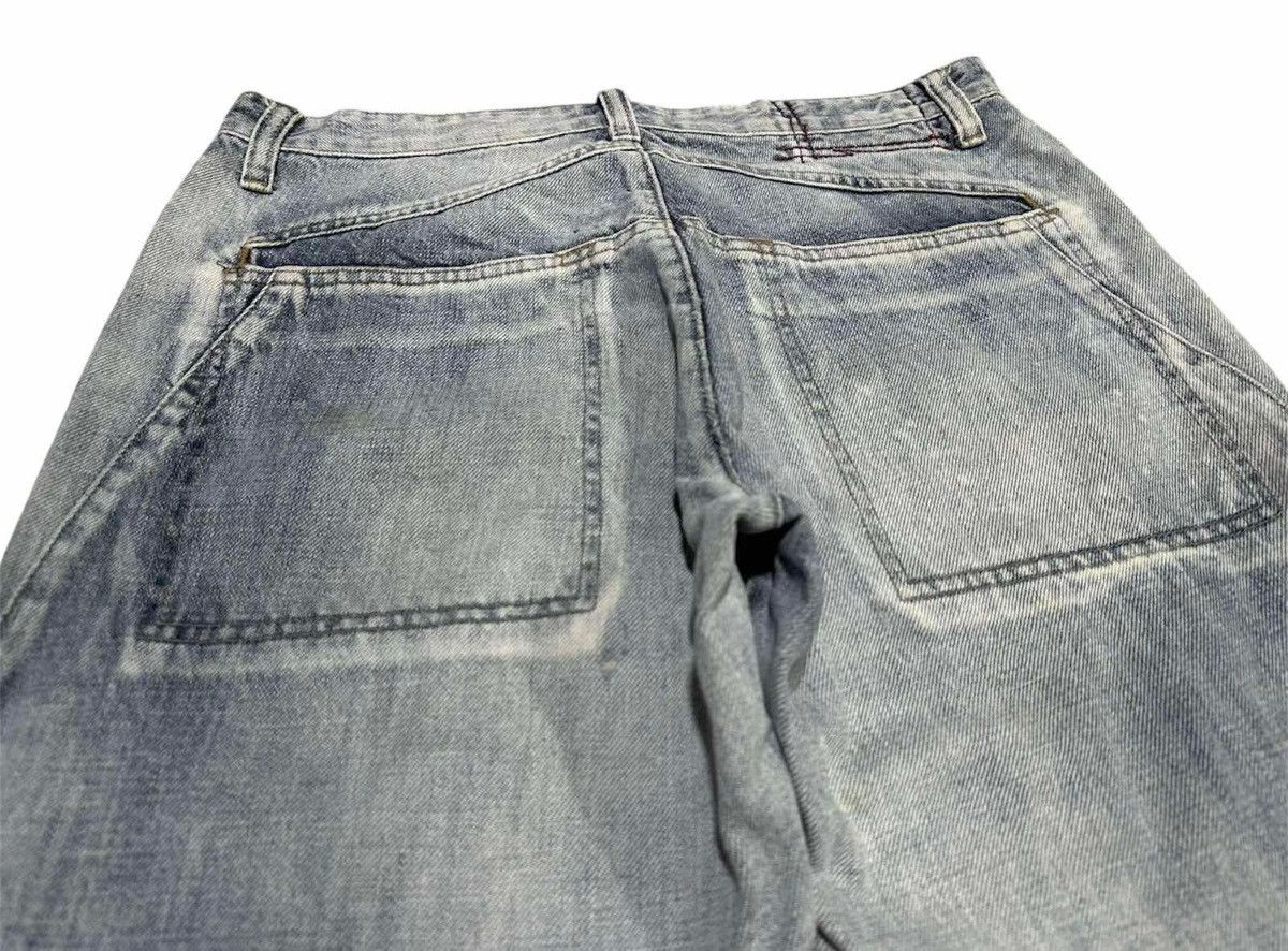 Marithe + Francois Girbaud 🔥Y2K Marithe Francois Girbaud Baggy Flared Denim Distressed Size US 32 / EU 48 - 11 Thumbnail