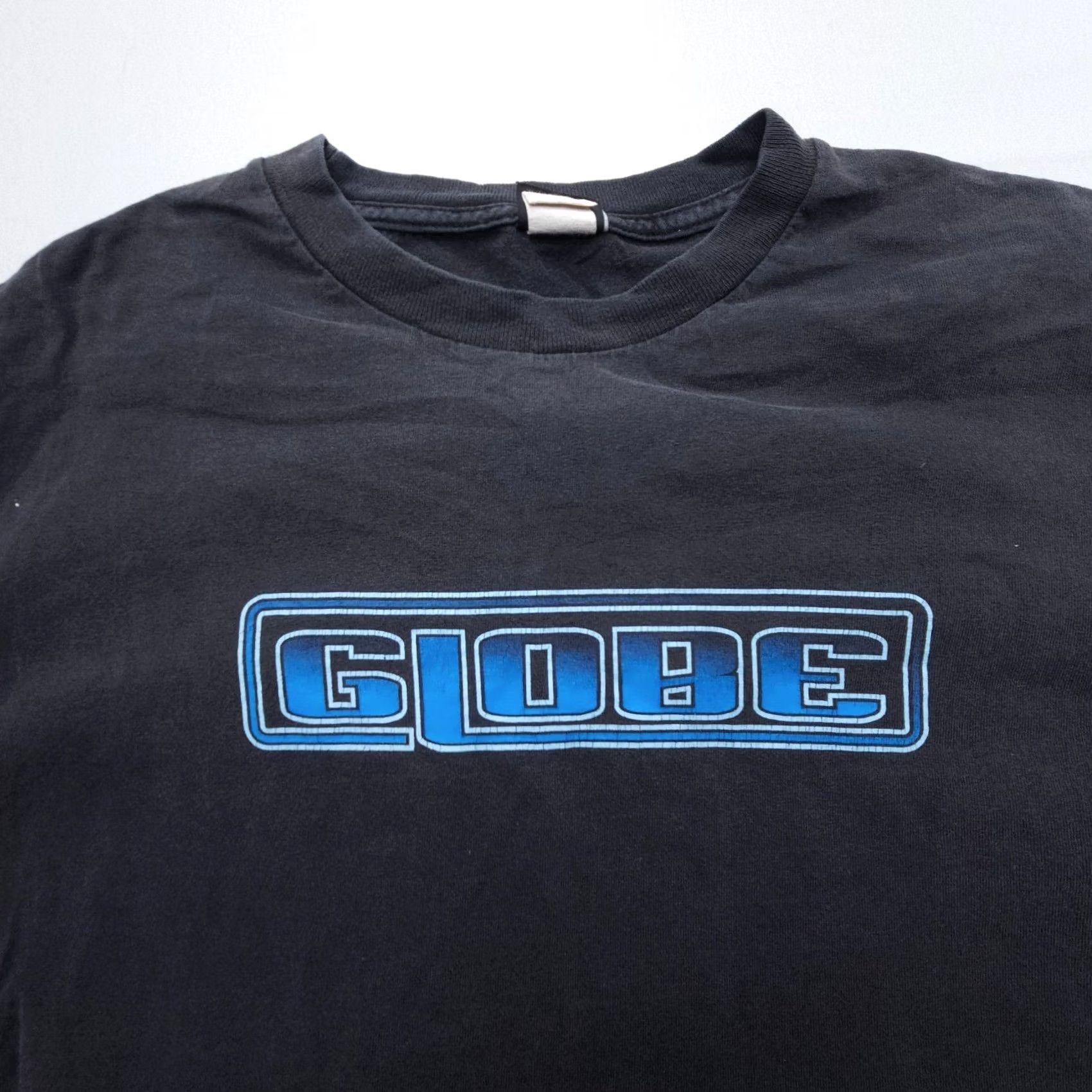 Globe VINTAGE Globe T-Shirt Long Sleeve Mens XL 90s USA Spellout Black Cotton Graphic Print Crew Neck 1990-1999 Men’s Regular Boys Womens Size US XL / EU 56 / 4 - 3 Thumbnail