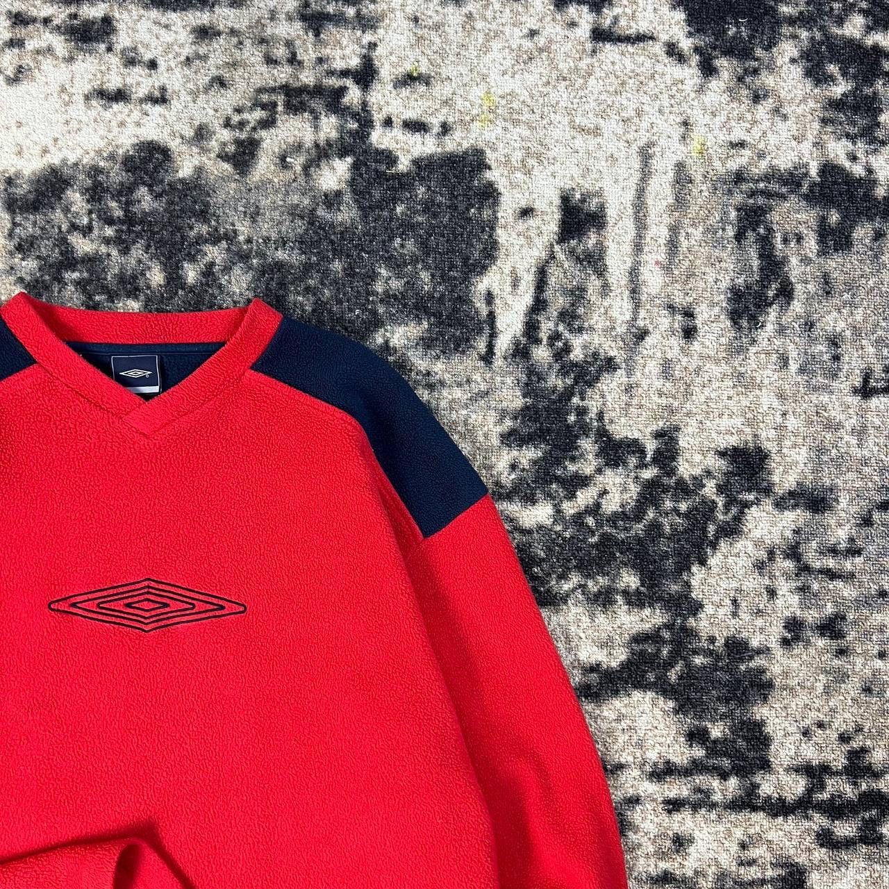 Umbro Umbro Vintage Y2K Big Embroidered Logo Fleece Sweatshirt Size US XL / EU 56 / 4 - 2 Thumbnail