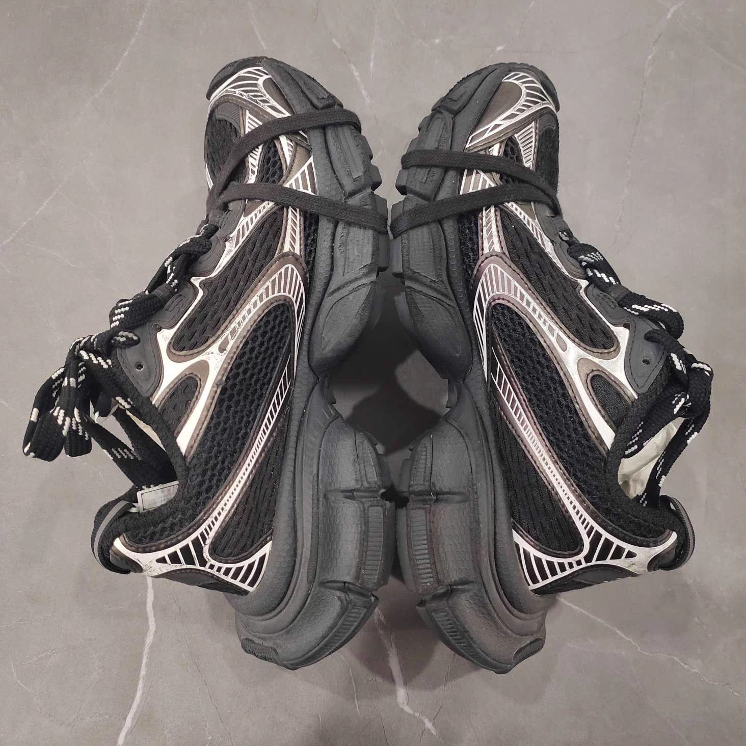 Balenciaga BALENCIAGA 3XL Black Silver Size 36 Size US 5.5 / IT 35.5 - 6 Thumbnail
