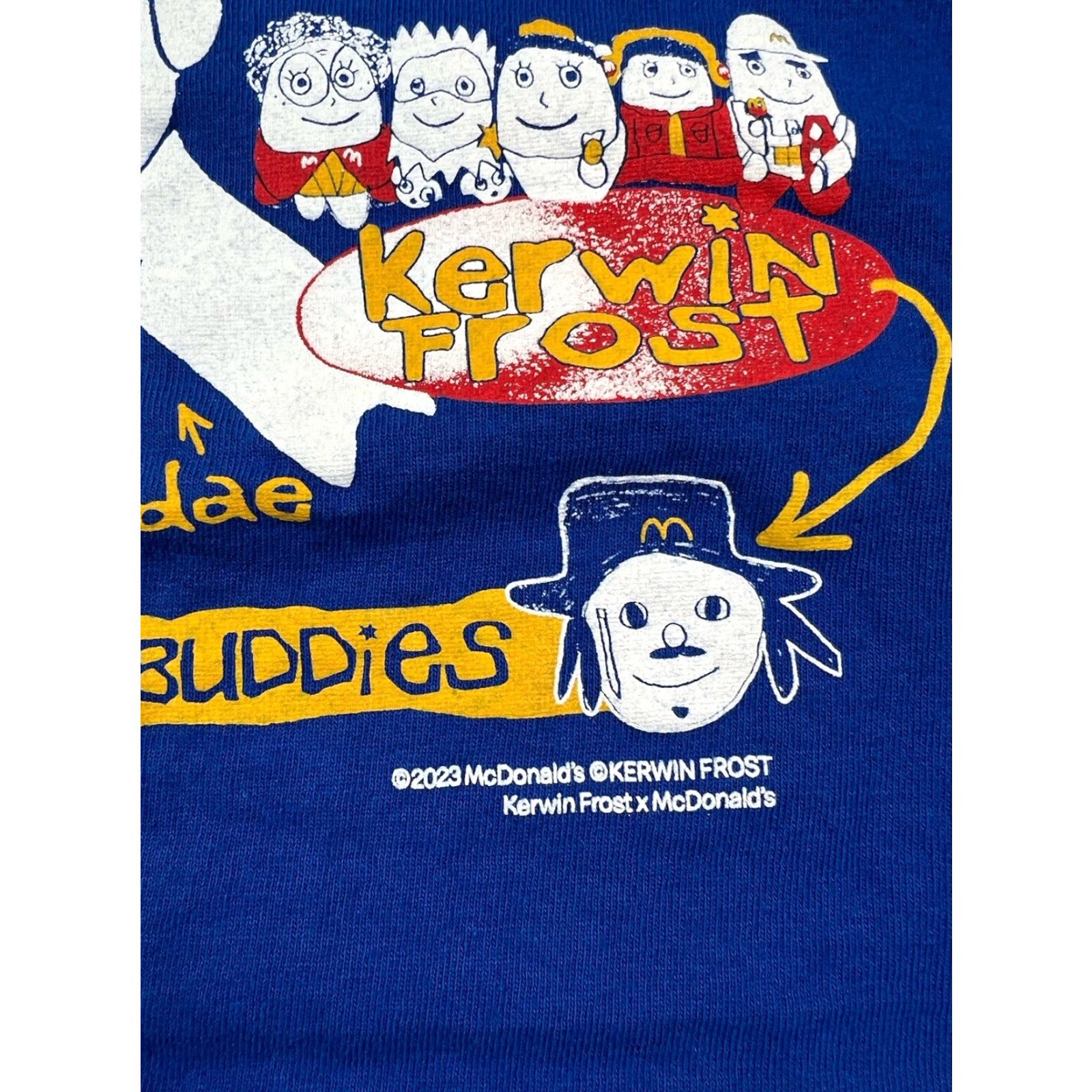 Delta McDonald’s Kerwin Frost Mcnuggets Crew 2023 Employee T Shirt Blue Size Medium Size US M / EU 48-50 / 2 - 7 Thumbnail