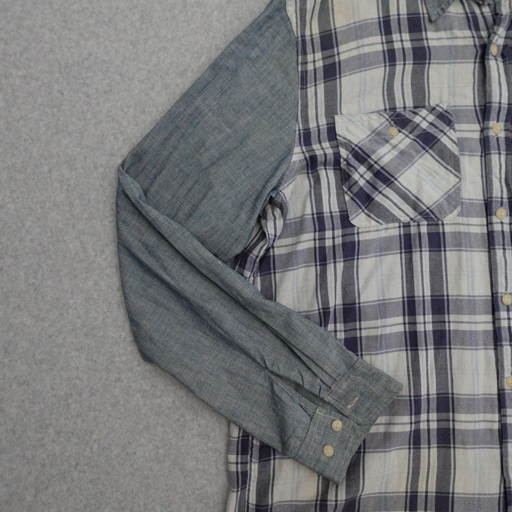 Ralph Lauren Ralph Lauren Denim & Supply Ralph Lauren Shirt Denim and Suppy Long Sleeve Button-Up 2XL Pockets Indigo Plaid Men Size US XXL / EU 58 / 5 - 6 Thumbnail